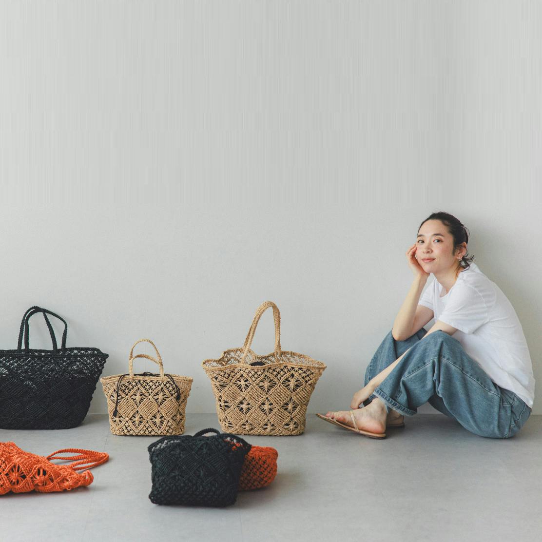 【バイヤー裏話】 大人が持ちたい、透かし編み。当店限定の「かごバッグ」がBAGMATIから新登場です！