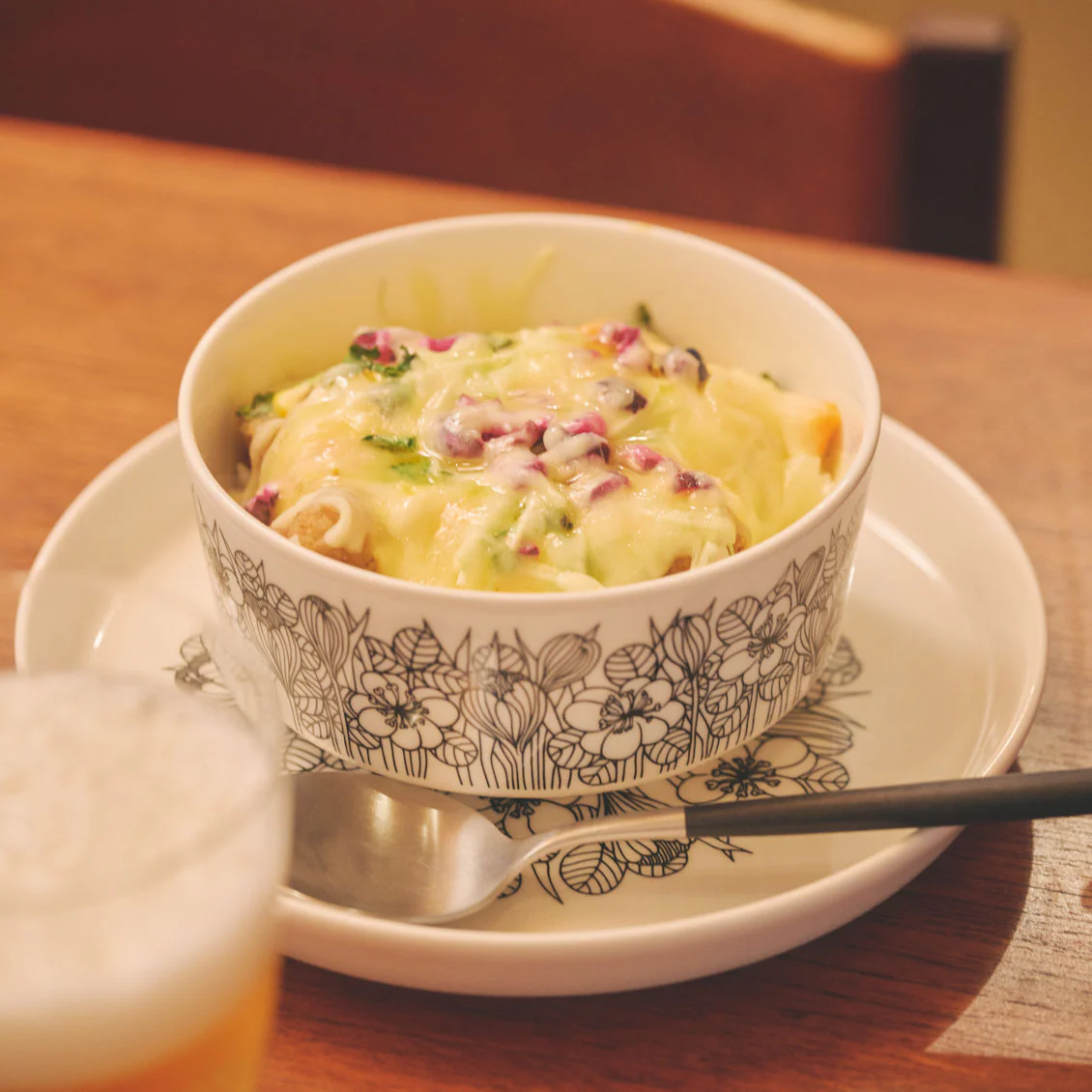 【平日夜の背徳おつまみ】ビールを準備したくなる。からあげとタルタルソースのわんぱくドリア
