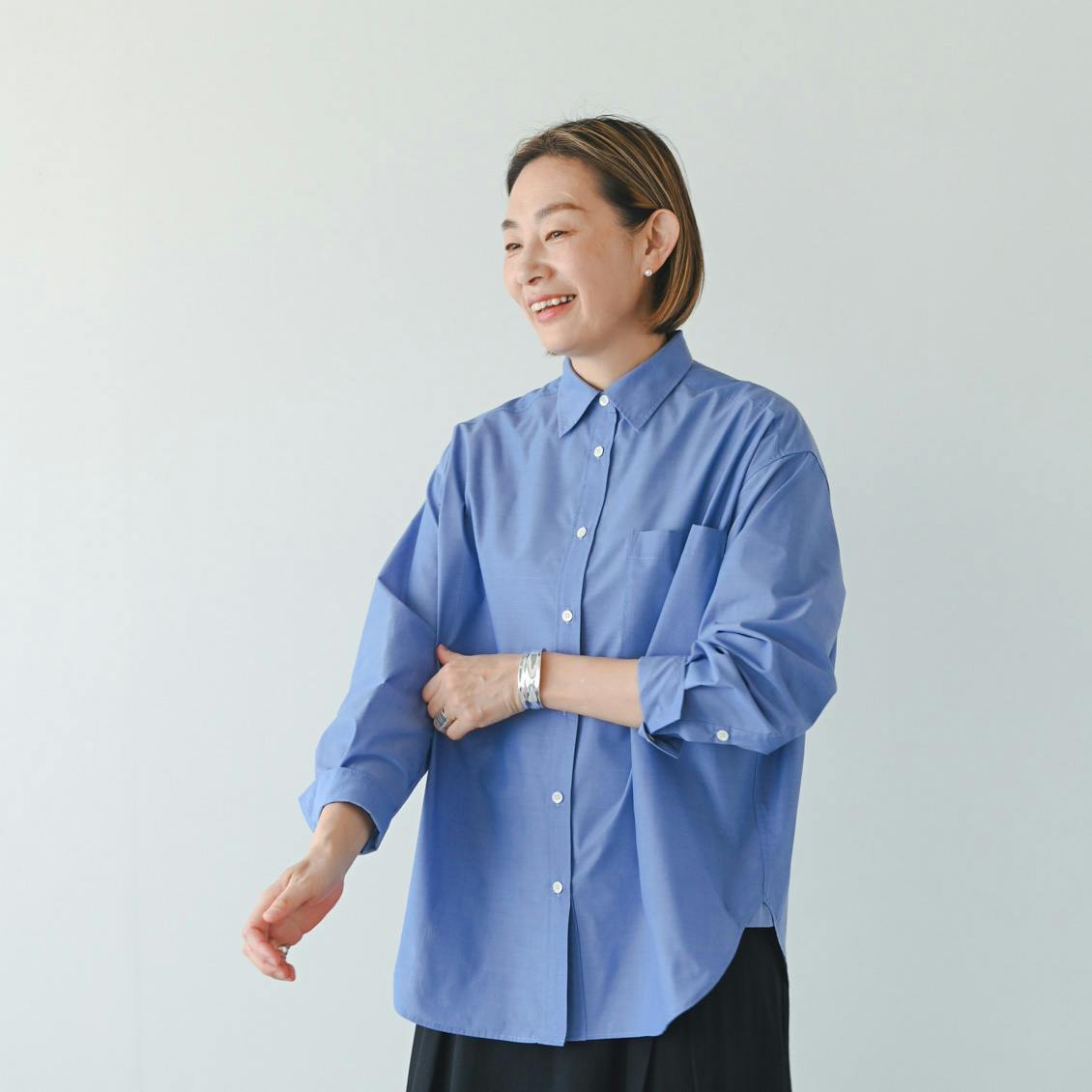 【着用レビュー】　UVカットもできるオーバーシャツを5名が着てみました