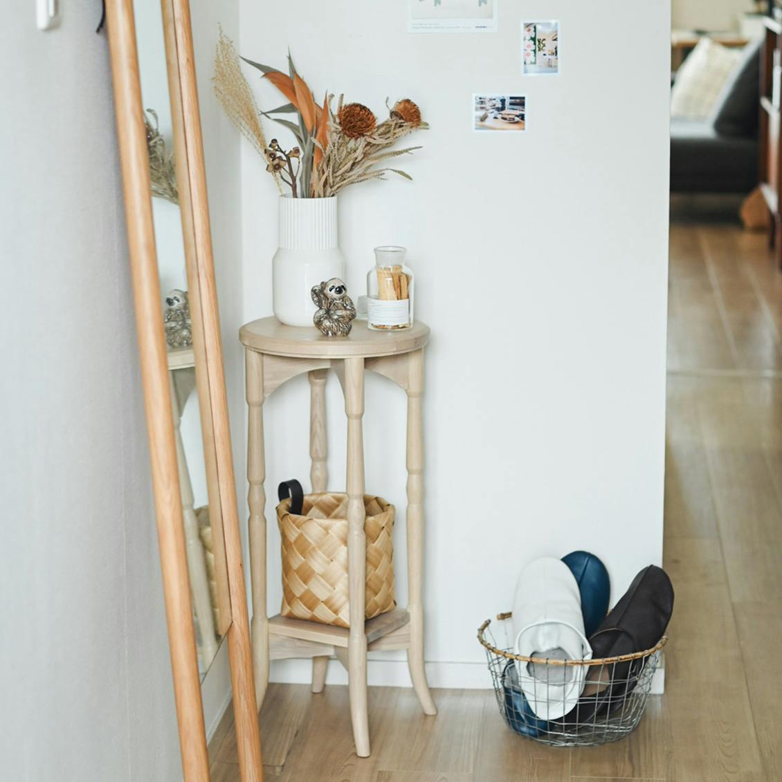 玄関前のお迎えスペースにも◎