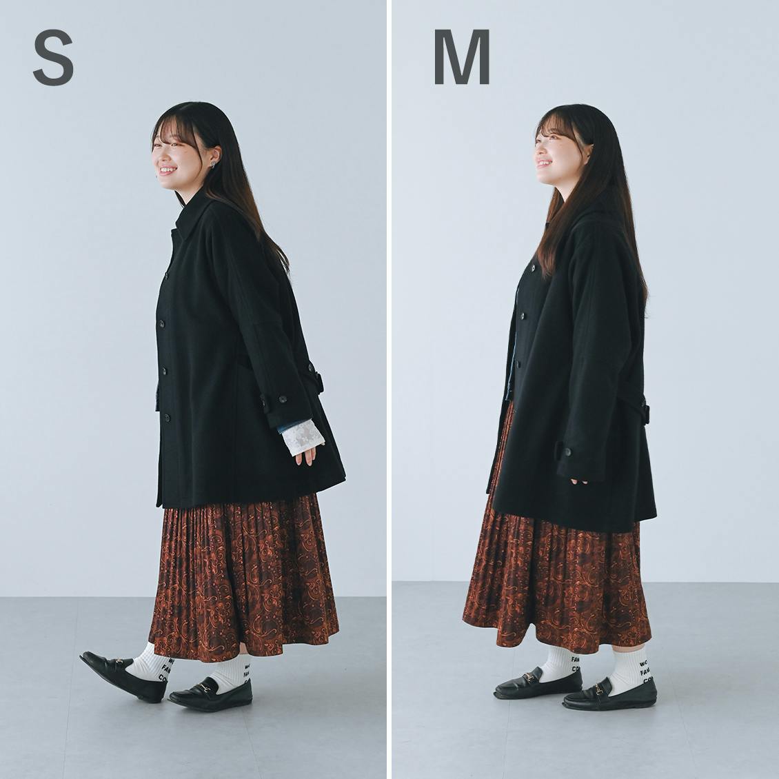 着用レビュー】foufouスタッフも一緒に6名がウールコートを着ました