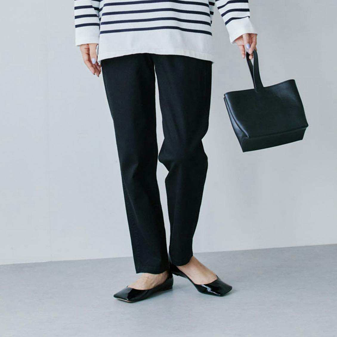 楽ちんなのにスッキリ見え♩たよれるペグパンツ