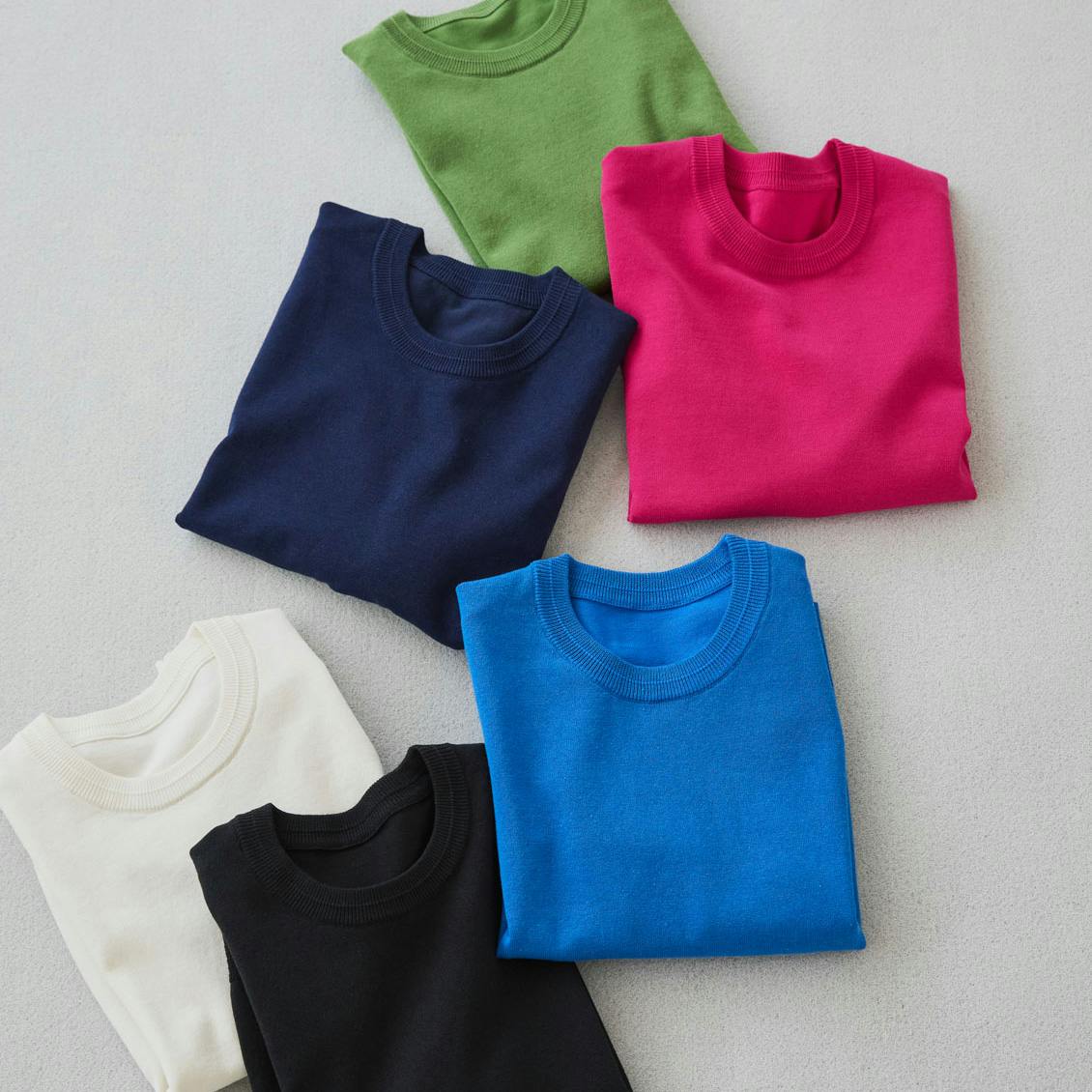 再入荷＆新色追加】昨年大人気だった「半袖ベーシックニット」に