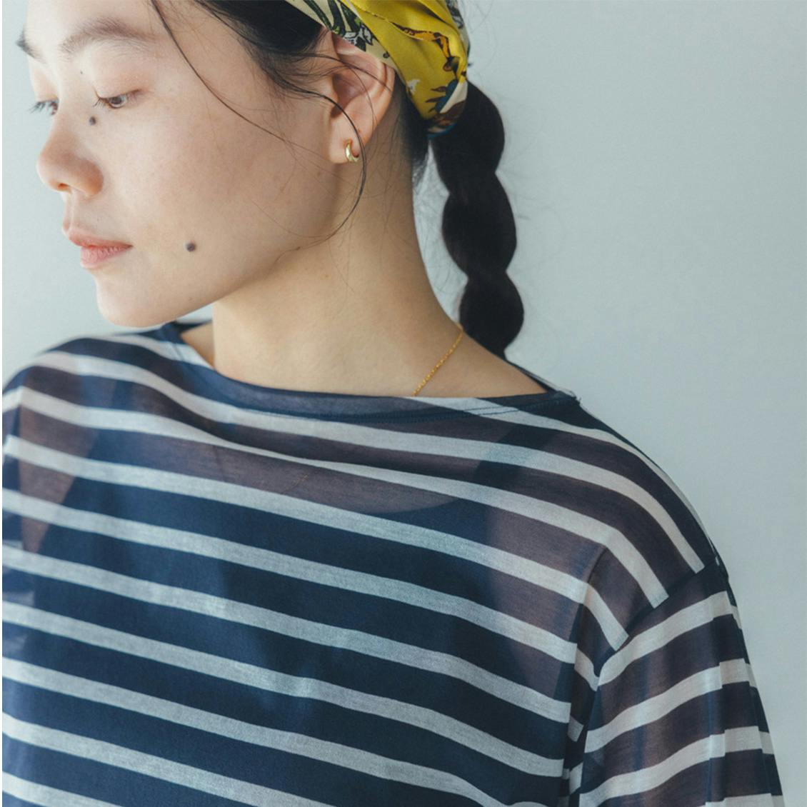 【バイヤー裏話】いつものボーダーに、抜け感をプラス。ORCIVALのシアーボーダーが届きました。