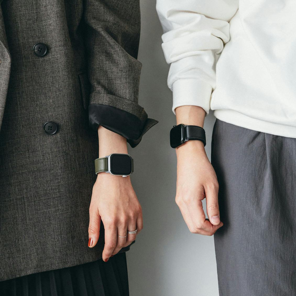 ループ式×レザーで、使い心地と上質さを両立