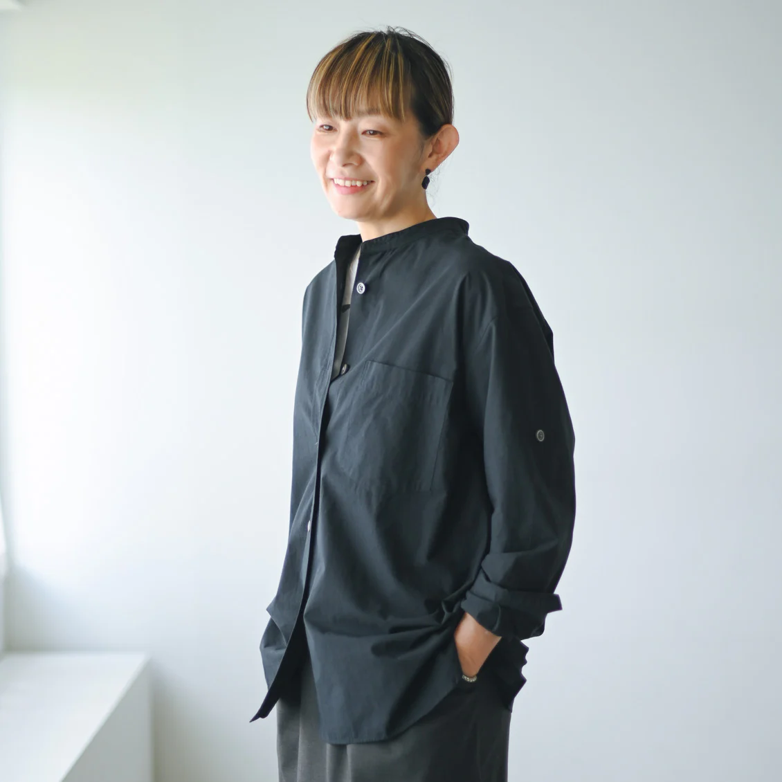 【着用レビュー】マーガレット・ハウエルとつくったロングシャツを5名が着てみました