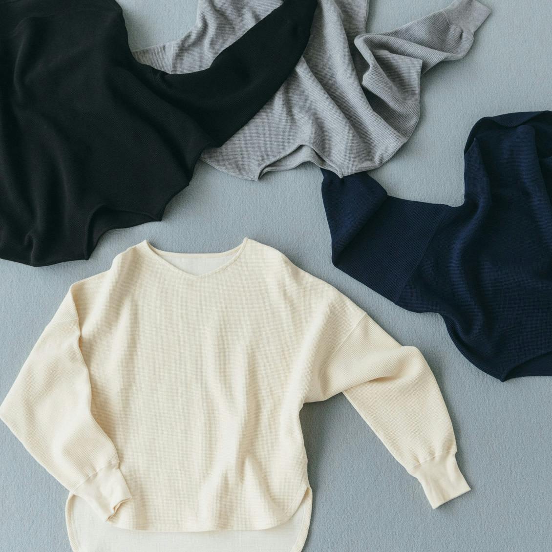 北欧暮らしの道具店　きれい色のTシャツブラウス 北欧、暮らしの道具店 「涼しさも、品のよさも」きれい色のTシャツ