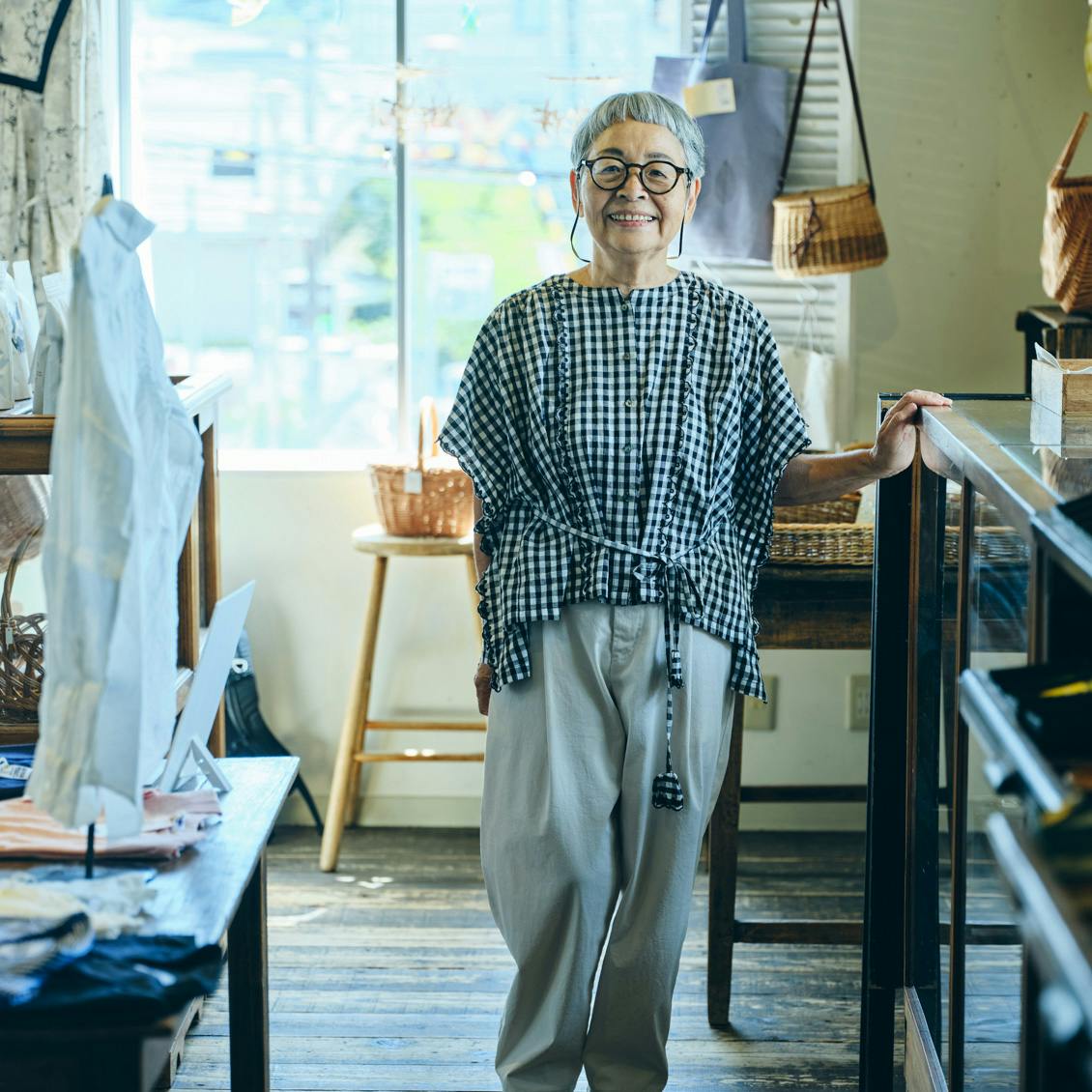 【北欧、暮らしの道具店】香菜子さんとつくったアトリエコート　ネイビー e2d936285a04c0ad42988f483ca6c0