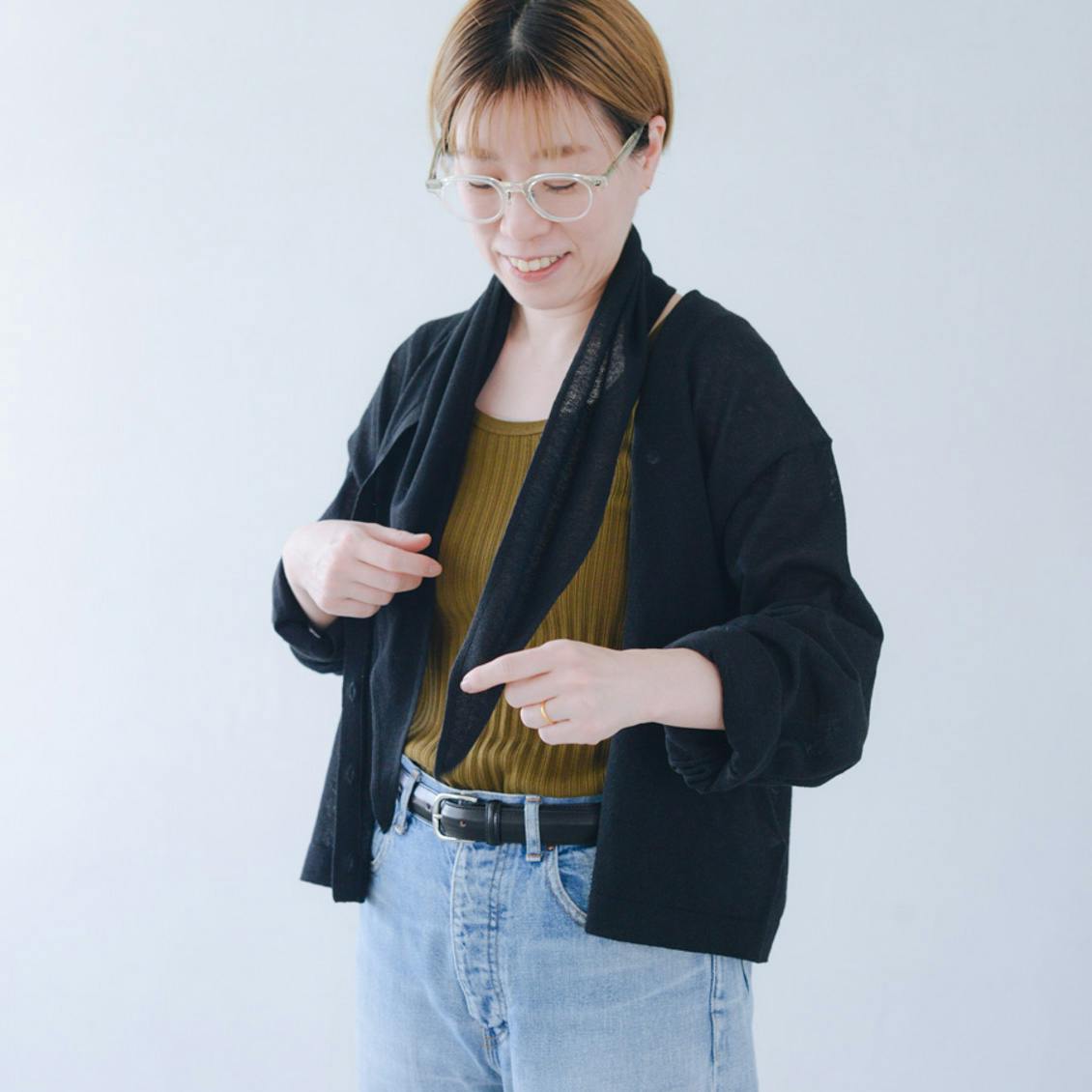 【着用レビュー】おしゃれも日よけも。「リネン混のUVカットカーディガン」を3名が着てみました