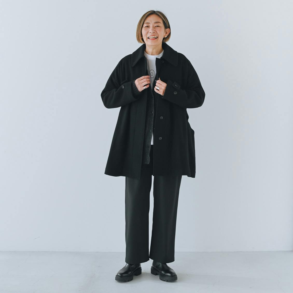 着用レビュー】やっと出会えた理想のトレンチ！ポルテ デ ブトンの「春