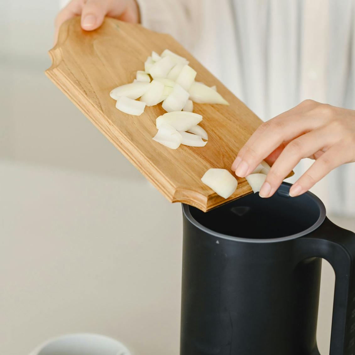 材料をいれて、ボタンを押すだけ！