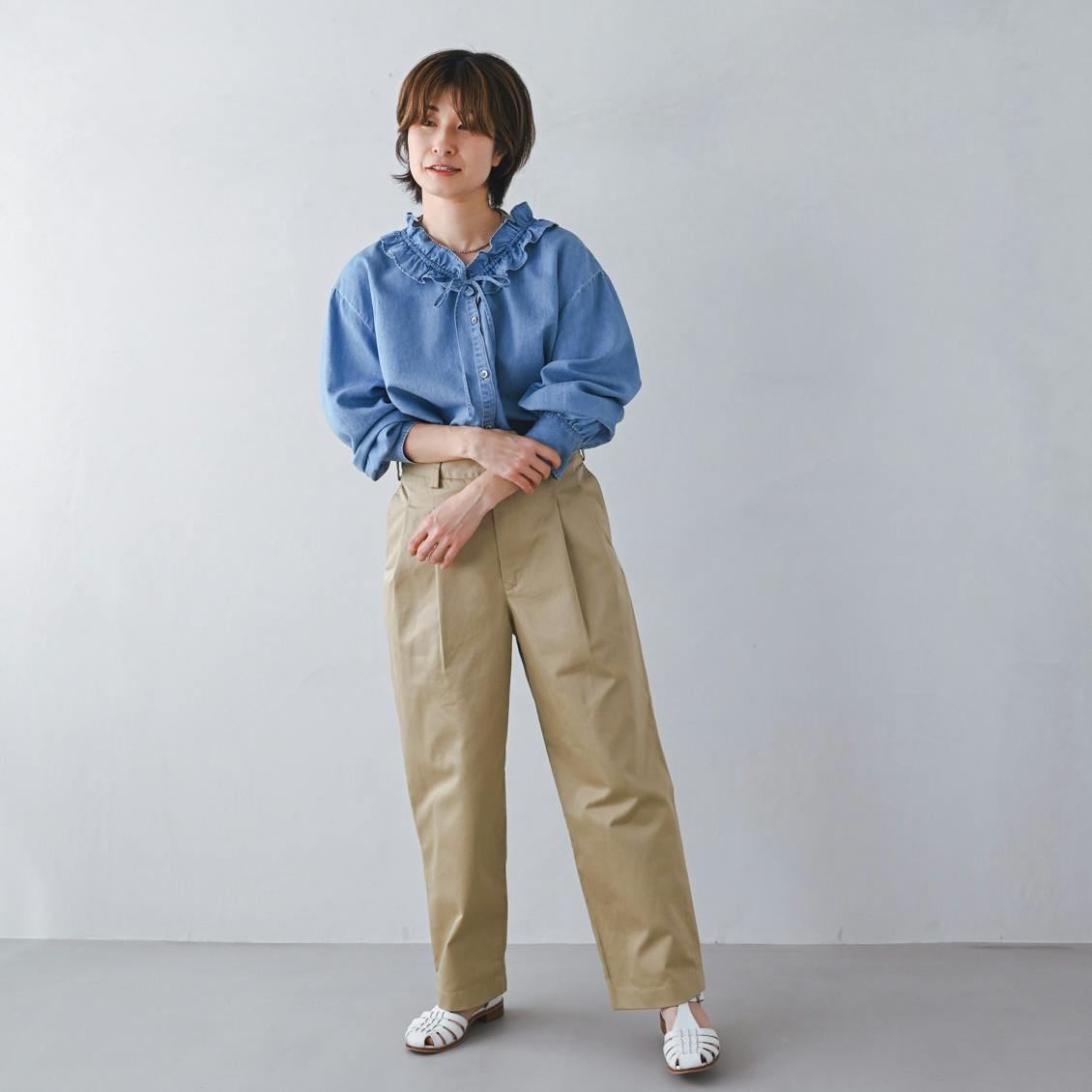 【着用レビュー】品よく、決まる。チノパンツを7名のスタッフが試着しました