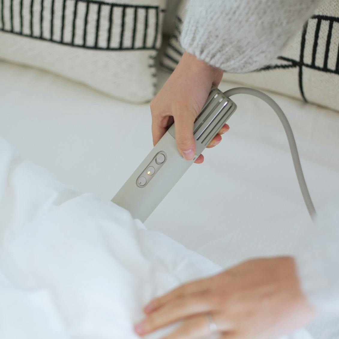 ボタンを押して10分でポカポカに◎