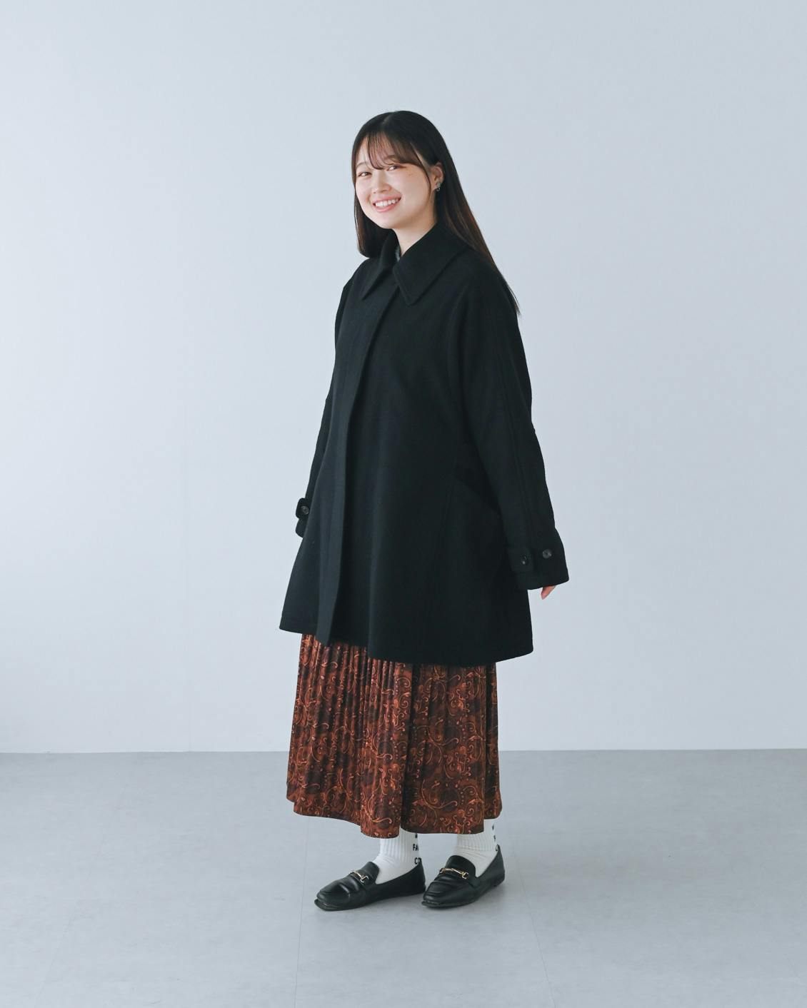 着用レビュー】foufouスタッフも一緒に6名がウールコートを着ました