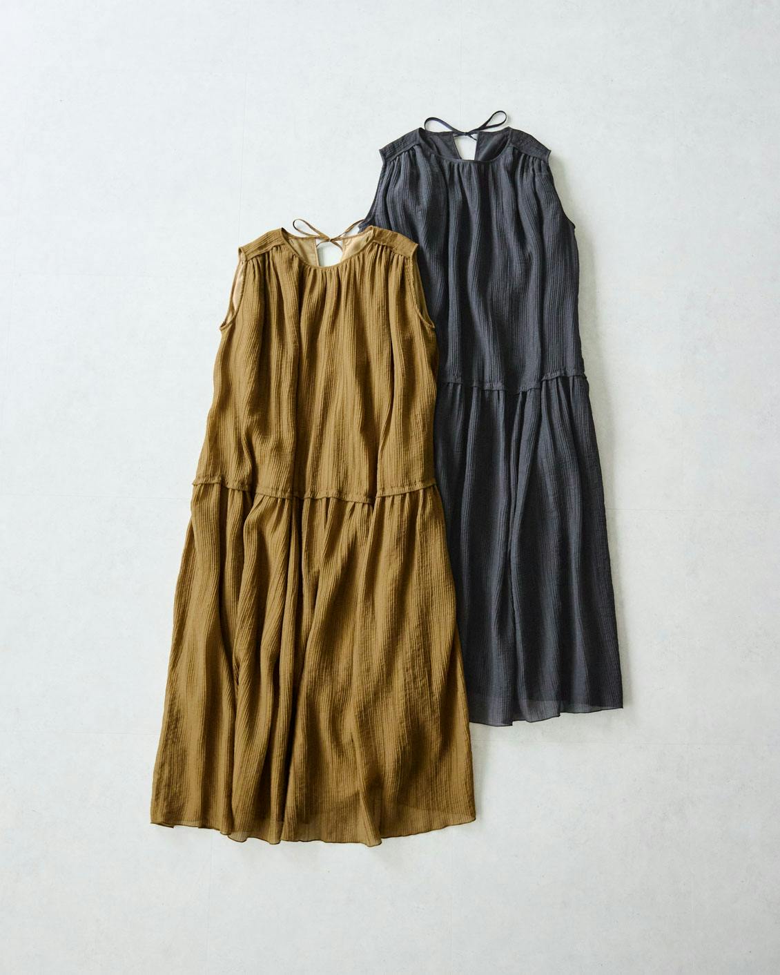 着用レビュー】この夏の、とっておき。「ランダムプリーツのワンピース