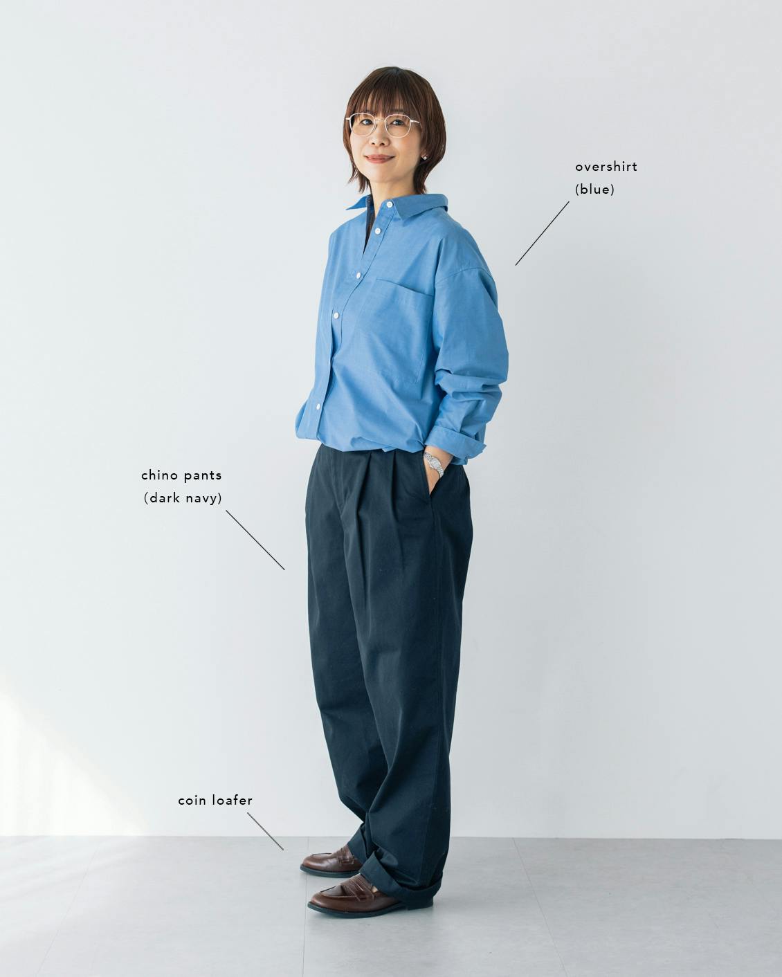 店長佐藤の春コーデ】 後編：シアージャケット、王道チノパン、白T