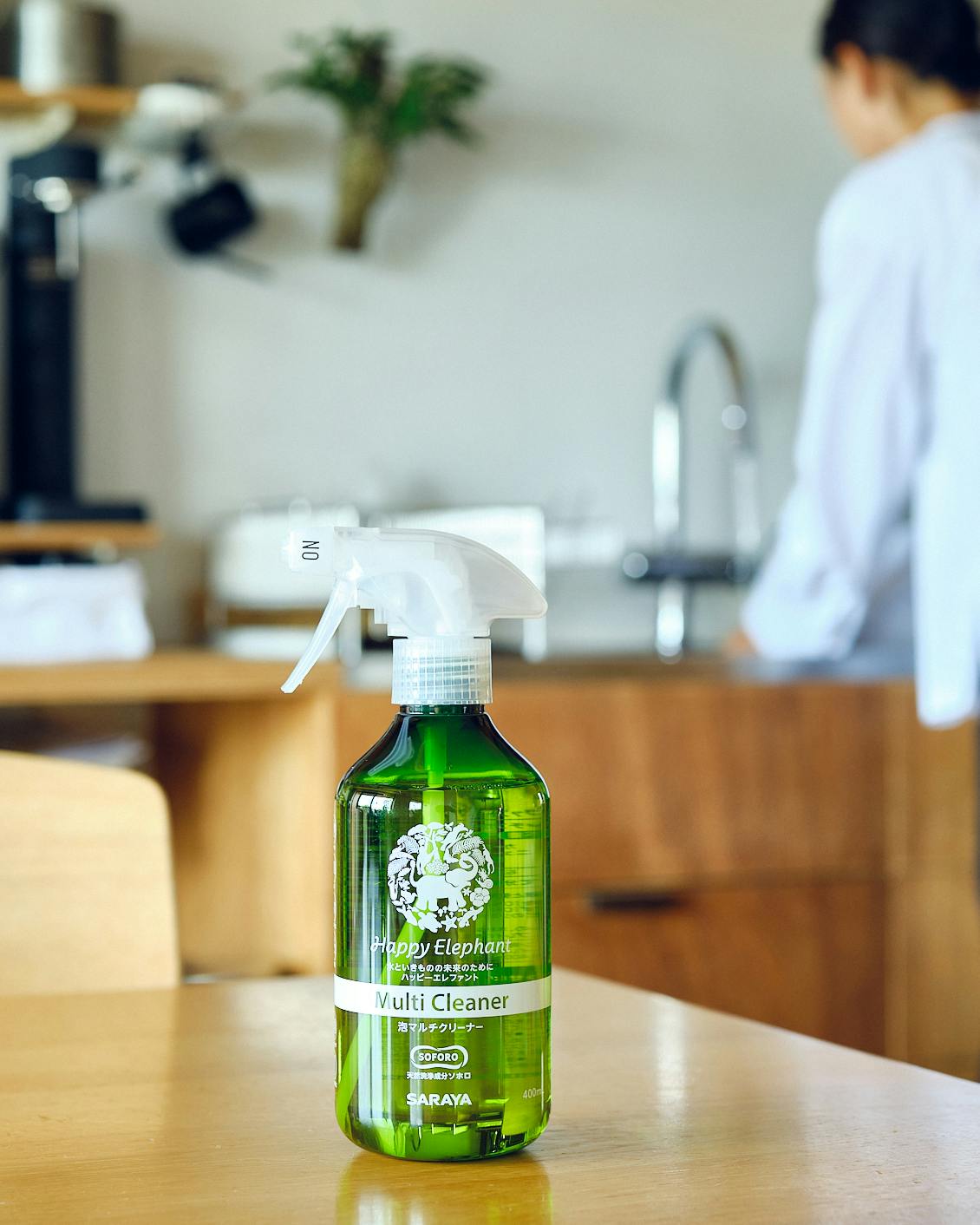 本多さおりさんがサラヤ 泡マルチクリーナーを使って「ついで掃除