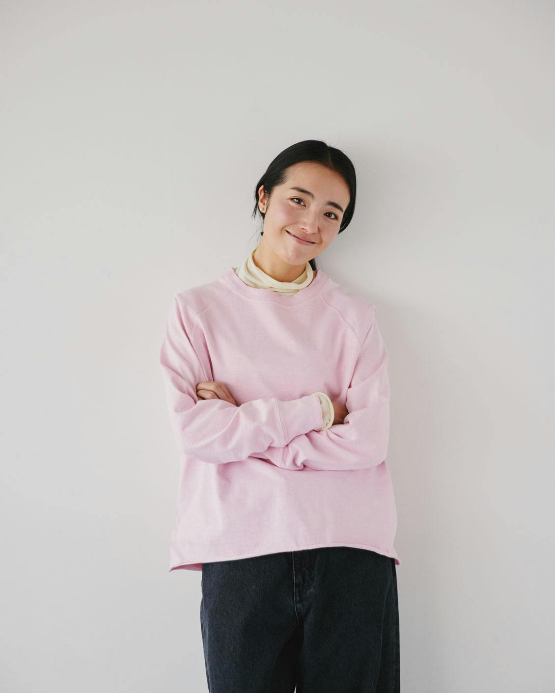 josemoon ピンク パールスウェット 完売 バイヤー裏話】 当店限定色も◎ 春のはじまりにちょうどいい、大人の