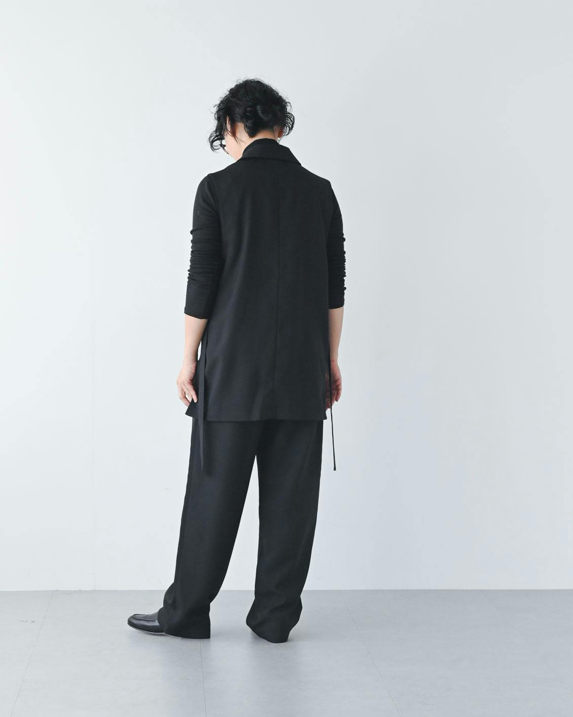 オンオフ頼れるジレセットアップ / ブラック / Lサイズ 着用レビュー】オンオフ頼れる「ジレセットアップ」を6名が着てみまし