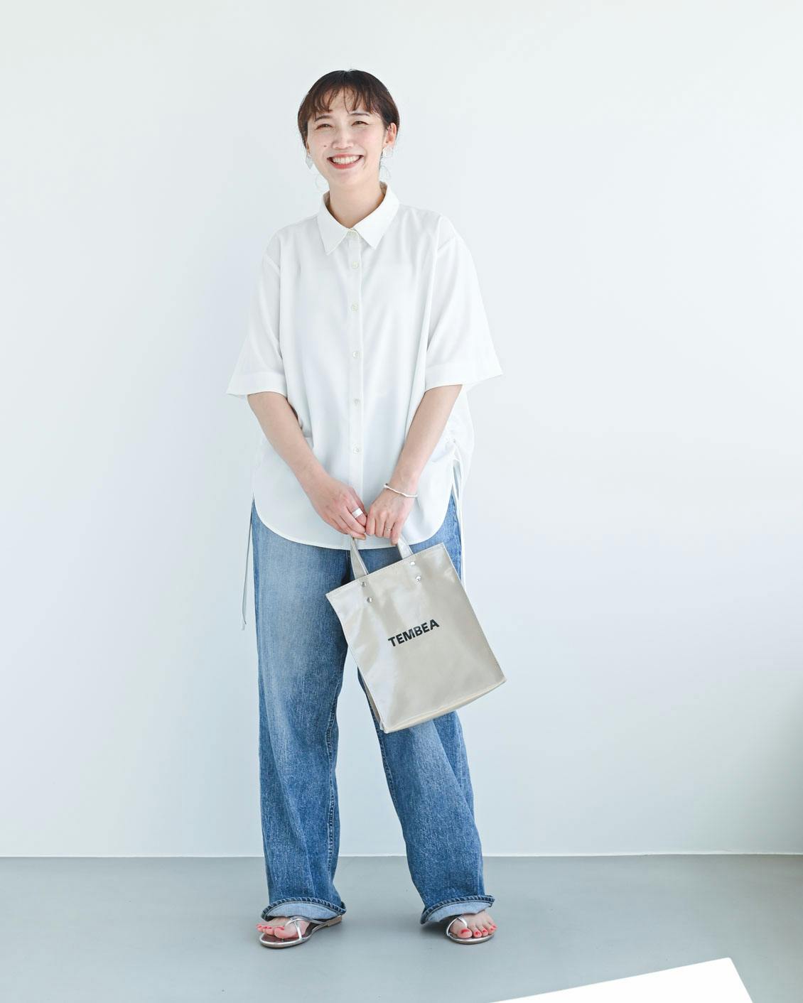 着用レビュー】夏のおしゃれにうれしい「涼やか素材のドロスト