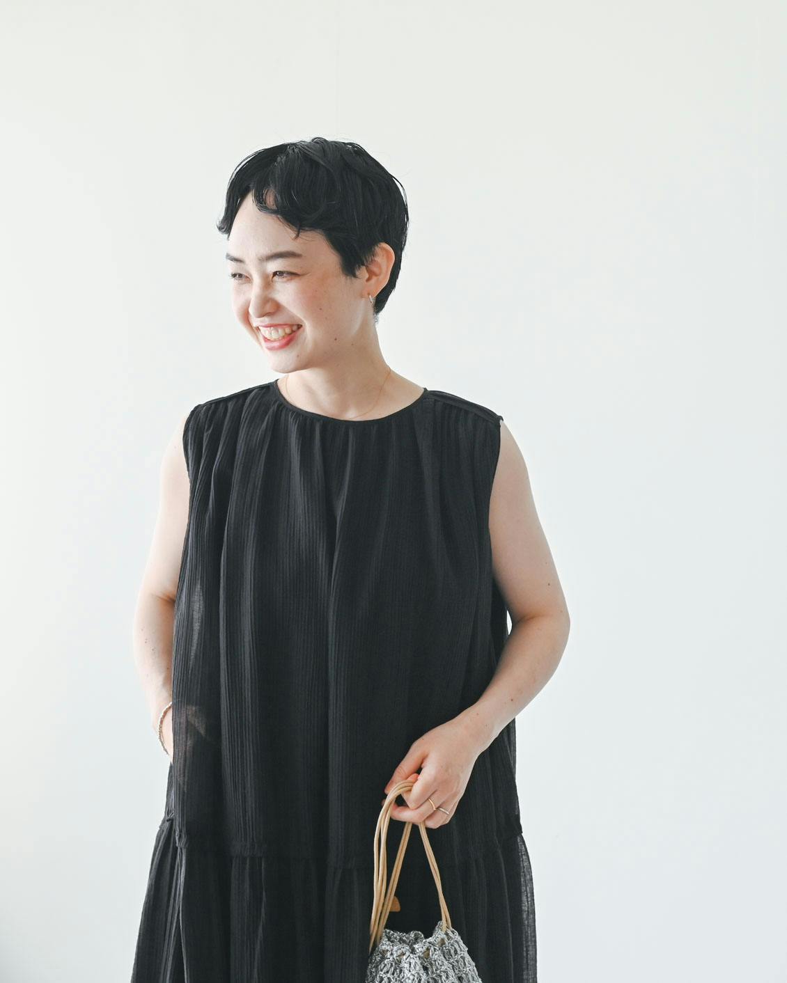 着用レビュー】この夏の、とっておき。「ランダムプリーツの