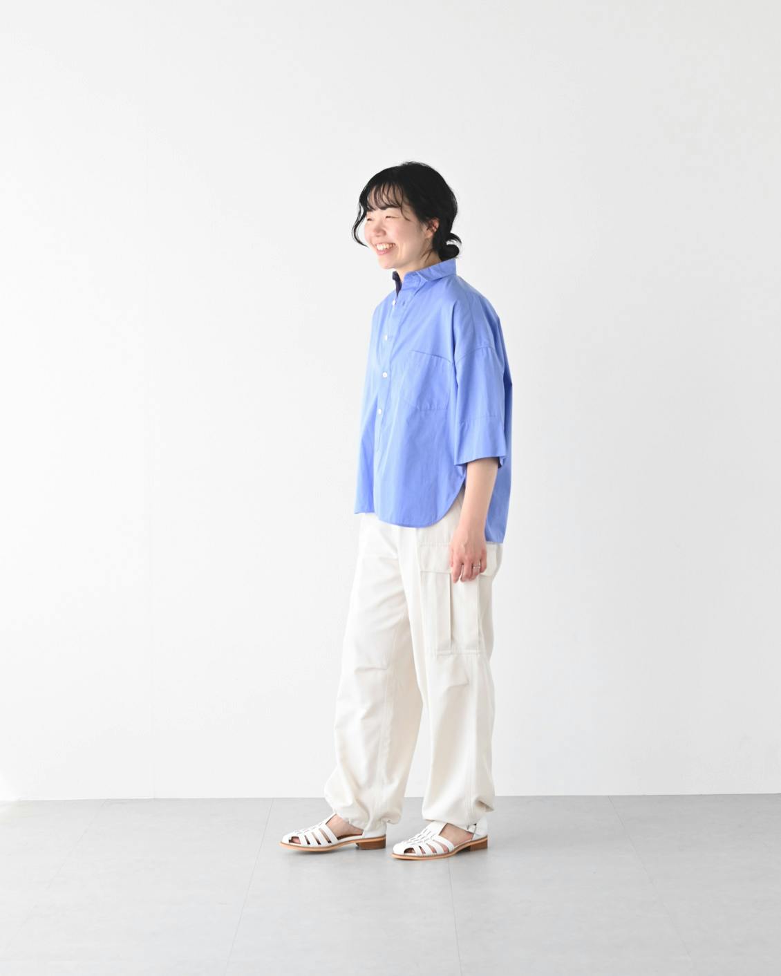 お値下げ！TICCA 半袖シャツチュニック TICCA（ティッカ） スクエアビッグ半袖シャツワンピース tbcs-007 綿