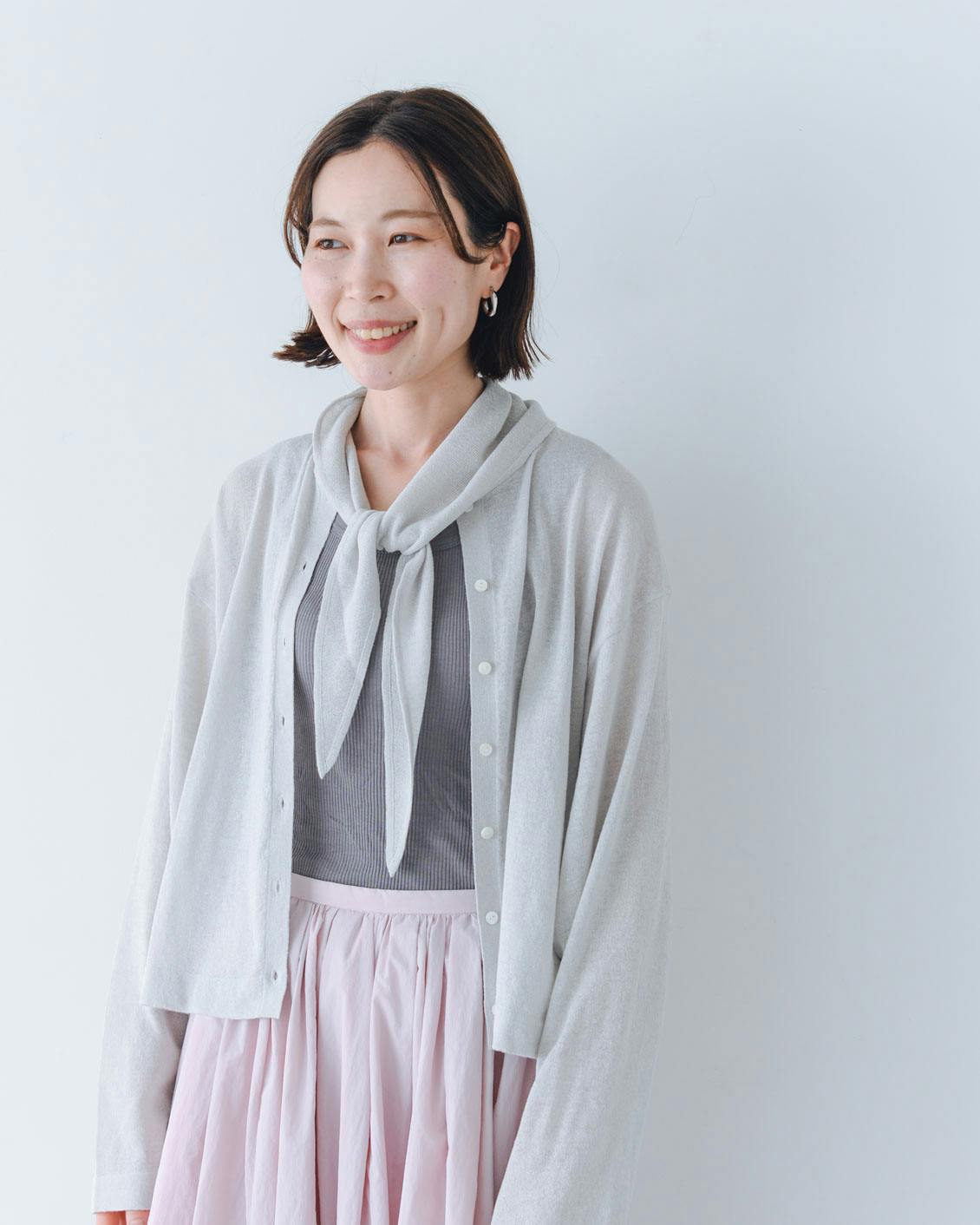 北欧 暮らしの道具店★ UVカットのカーディガン 着用レビュー】おしゃれも日よけも。「リネン混のUVカットカーディガン