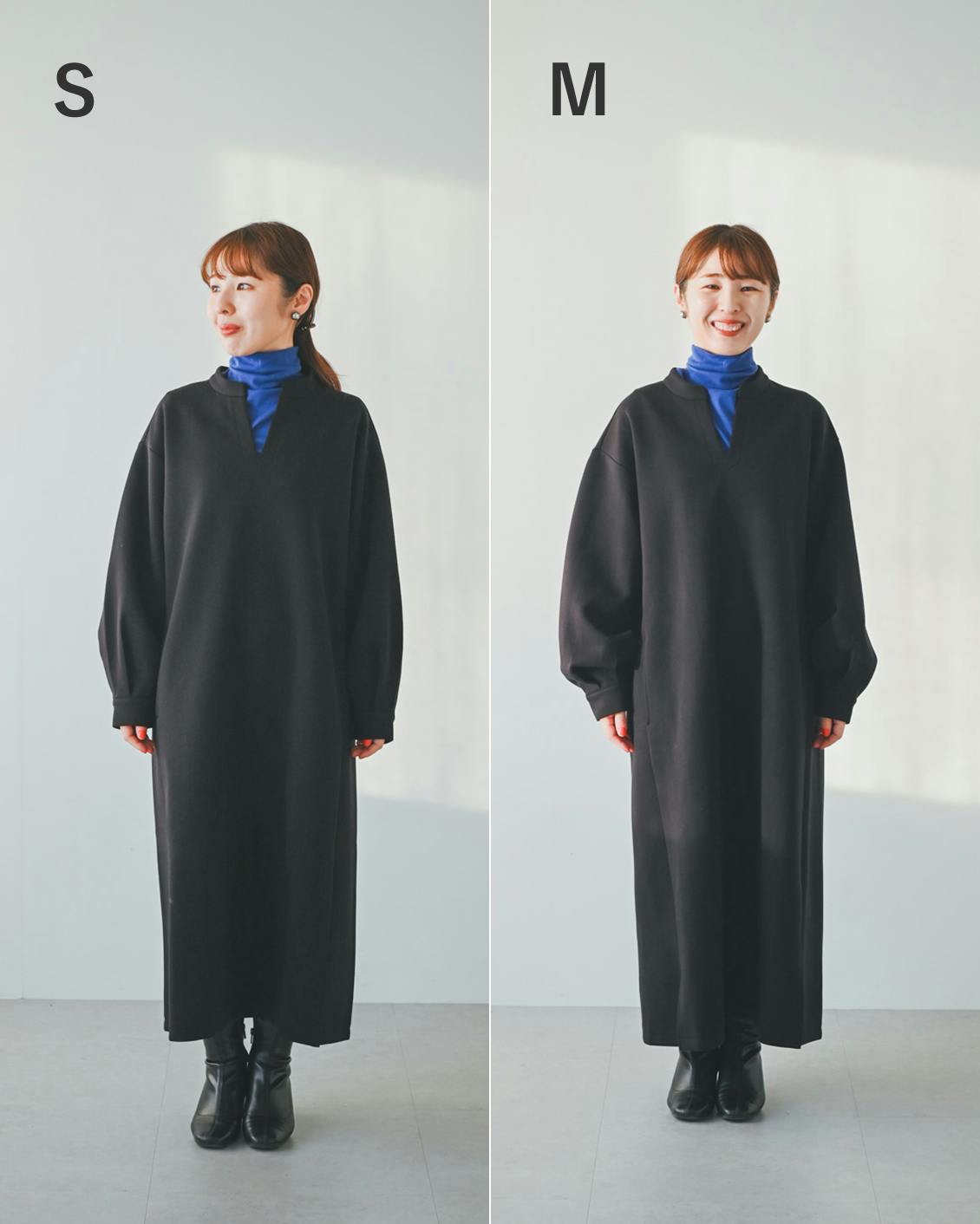 着用レビュー】ポンチ素材のワンピースを5名のスタッフが試着しました