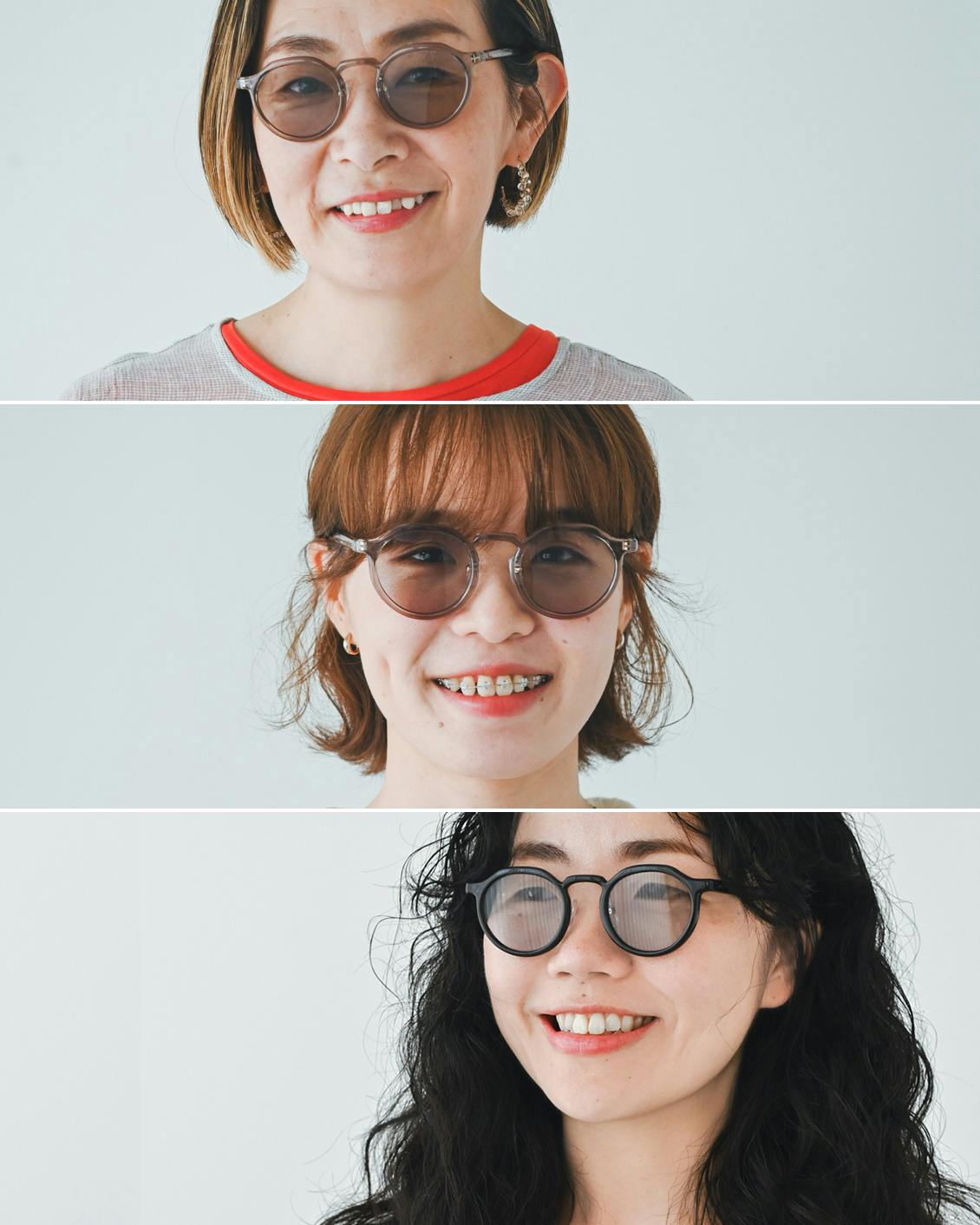 Ciqi / クラウンパント サングラス 着用レビュー】Ciqiのクラウンパントサングラスを、3人の