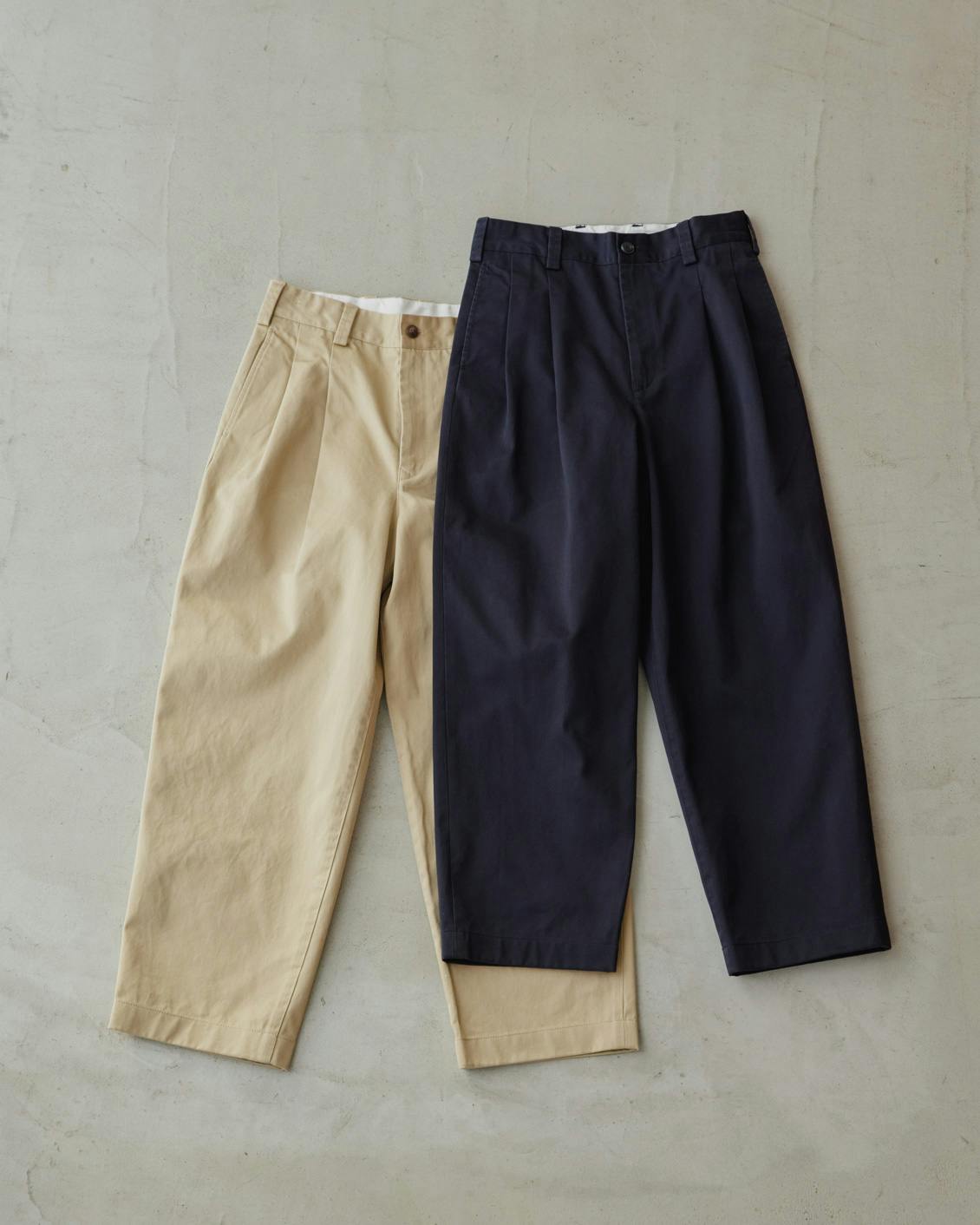 新商品】日常になじむ、ちょうどいい品の良さ。 大人の定番チノパンツ