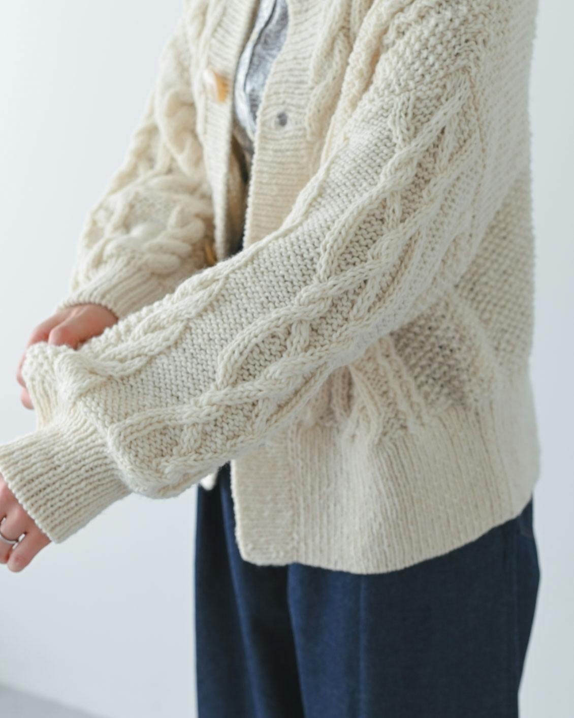 fanaka 　ペルーニットカーディガン　北欧暮らしの道具店 fanaka ペルーニットカーディガン 北欧暮らしの道具店 - メルカリ