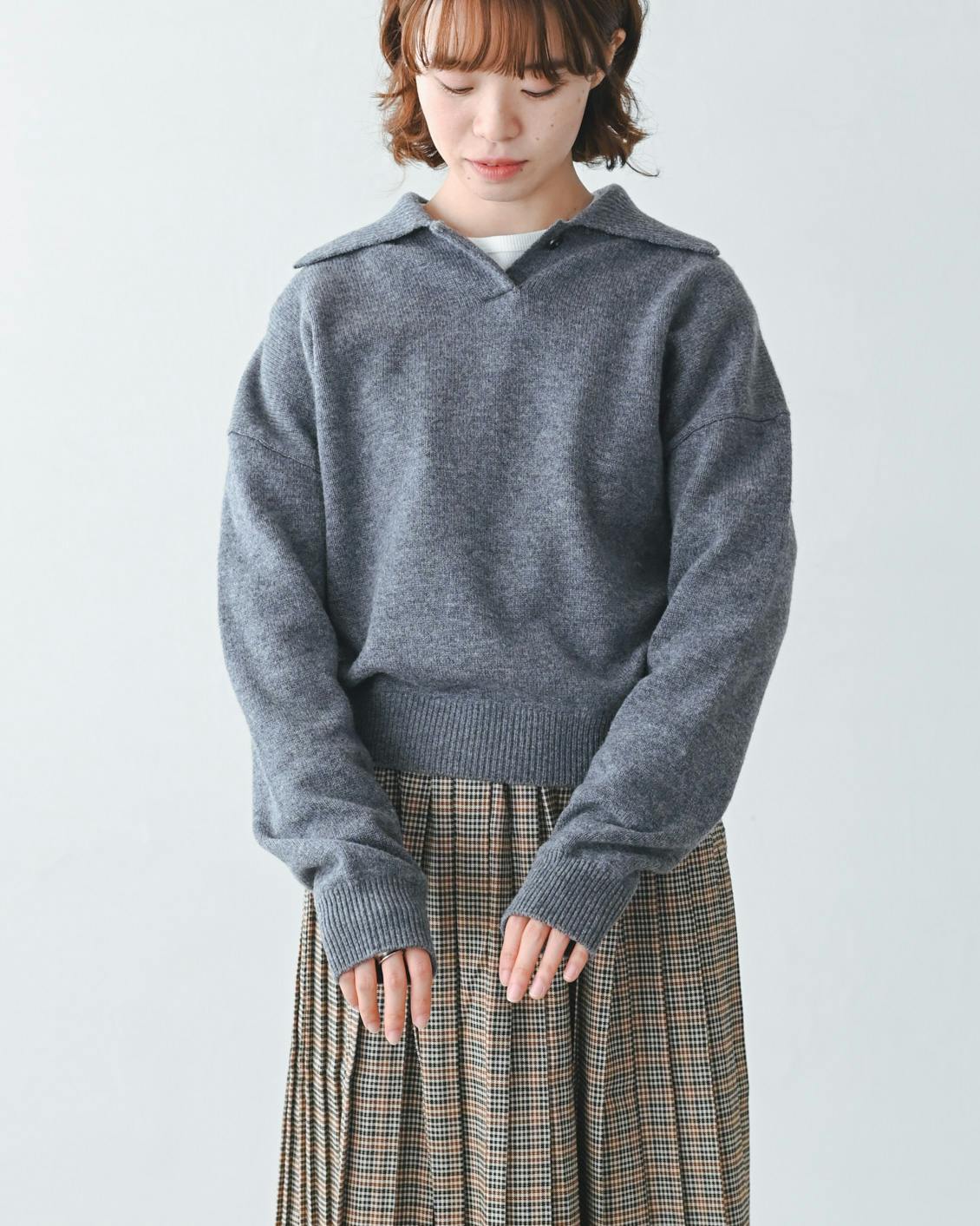 着用レビュー】襟付きニットをスタッフ4名が着てみました - 北欧