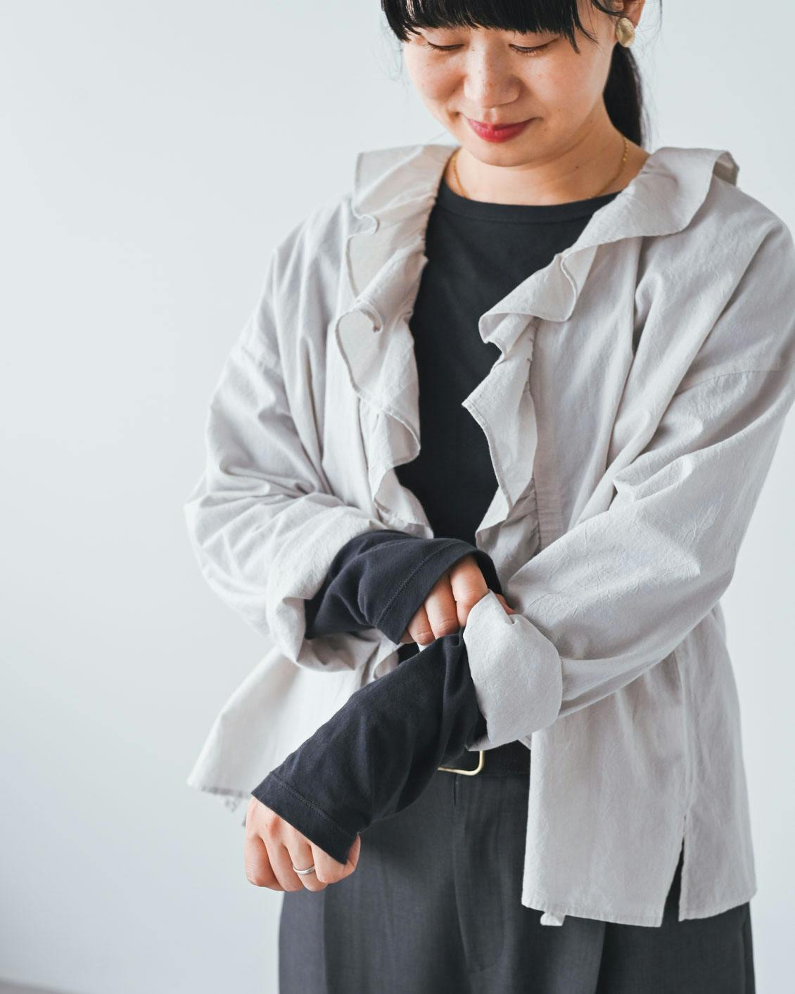 着用レビュー】JOHNBULLの「レイヤードカットソー」をスタッフ4名が着