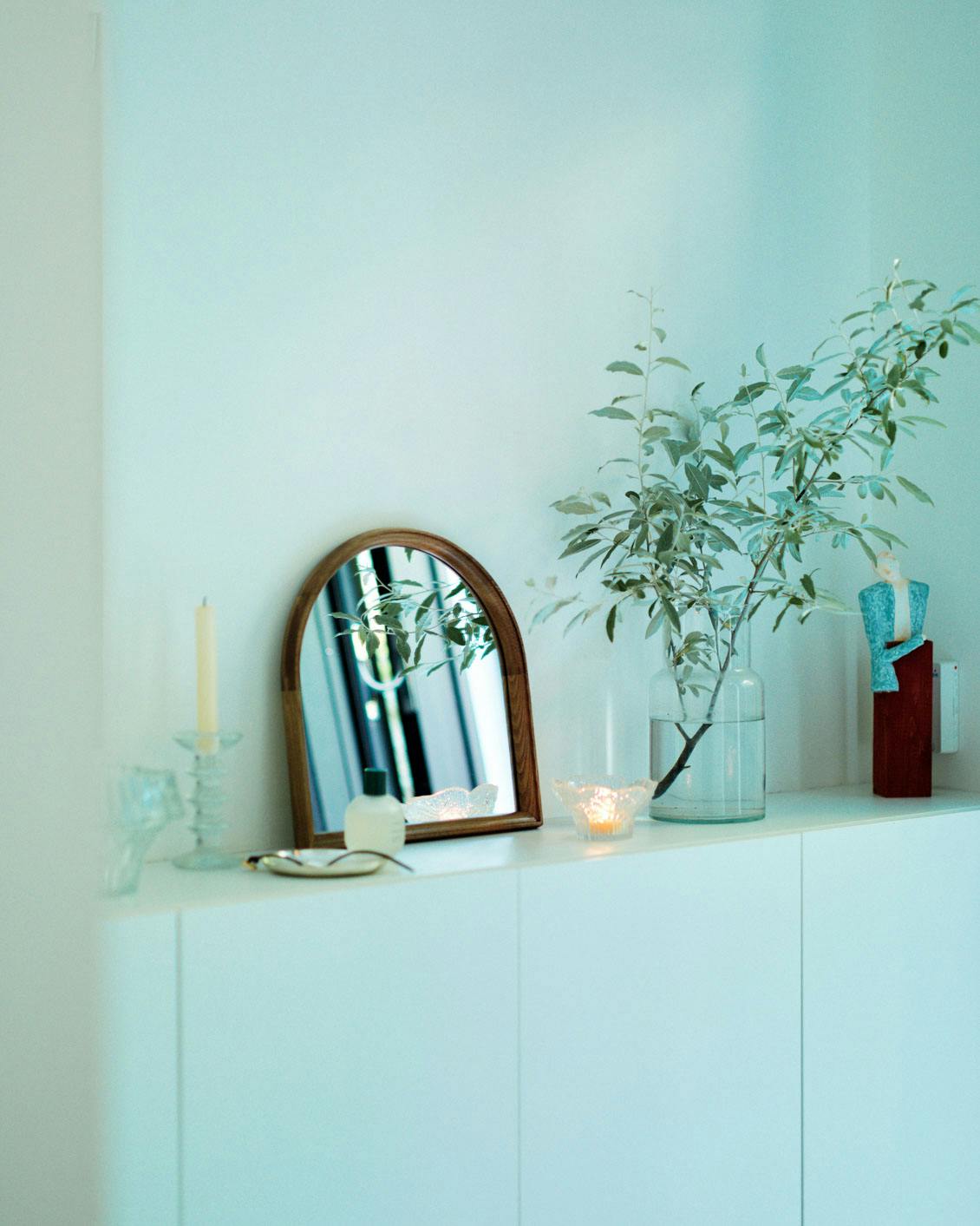 アーチ型青緑色壁掛け鏡 アーチ型青緑色壁掛け鏡 アーチ型青緑色壁掛け鏡