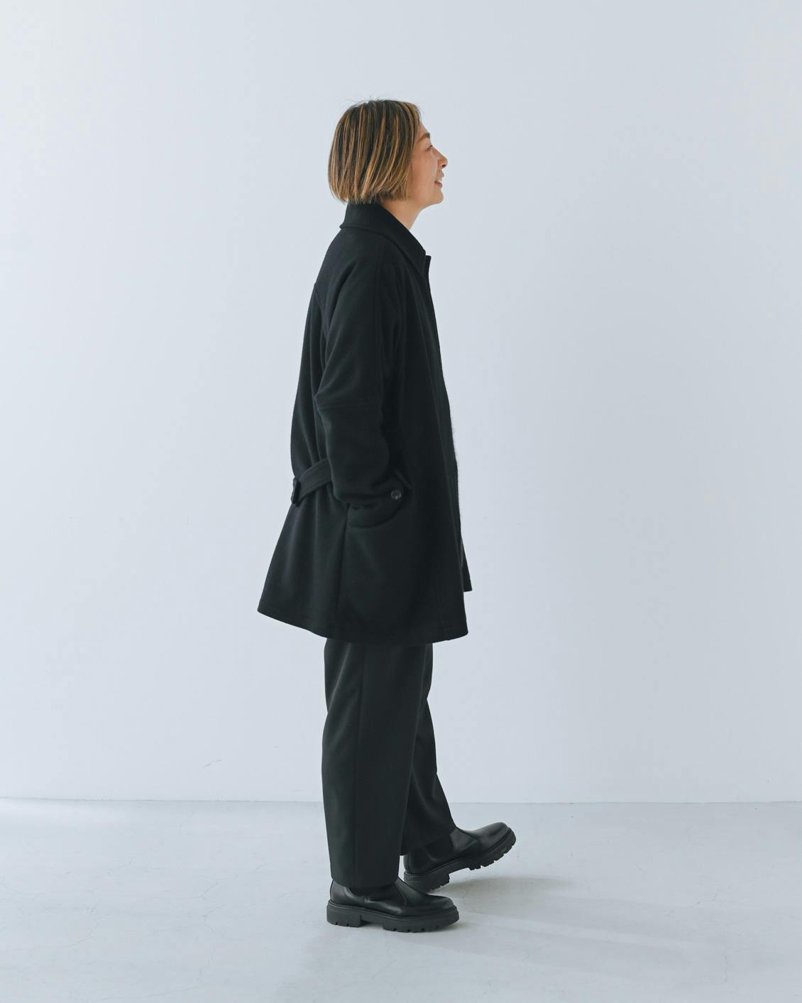 着用レビュー】foufouスタッフも一緒に6名がウールコートを着ました