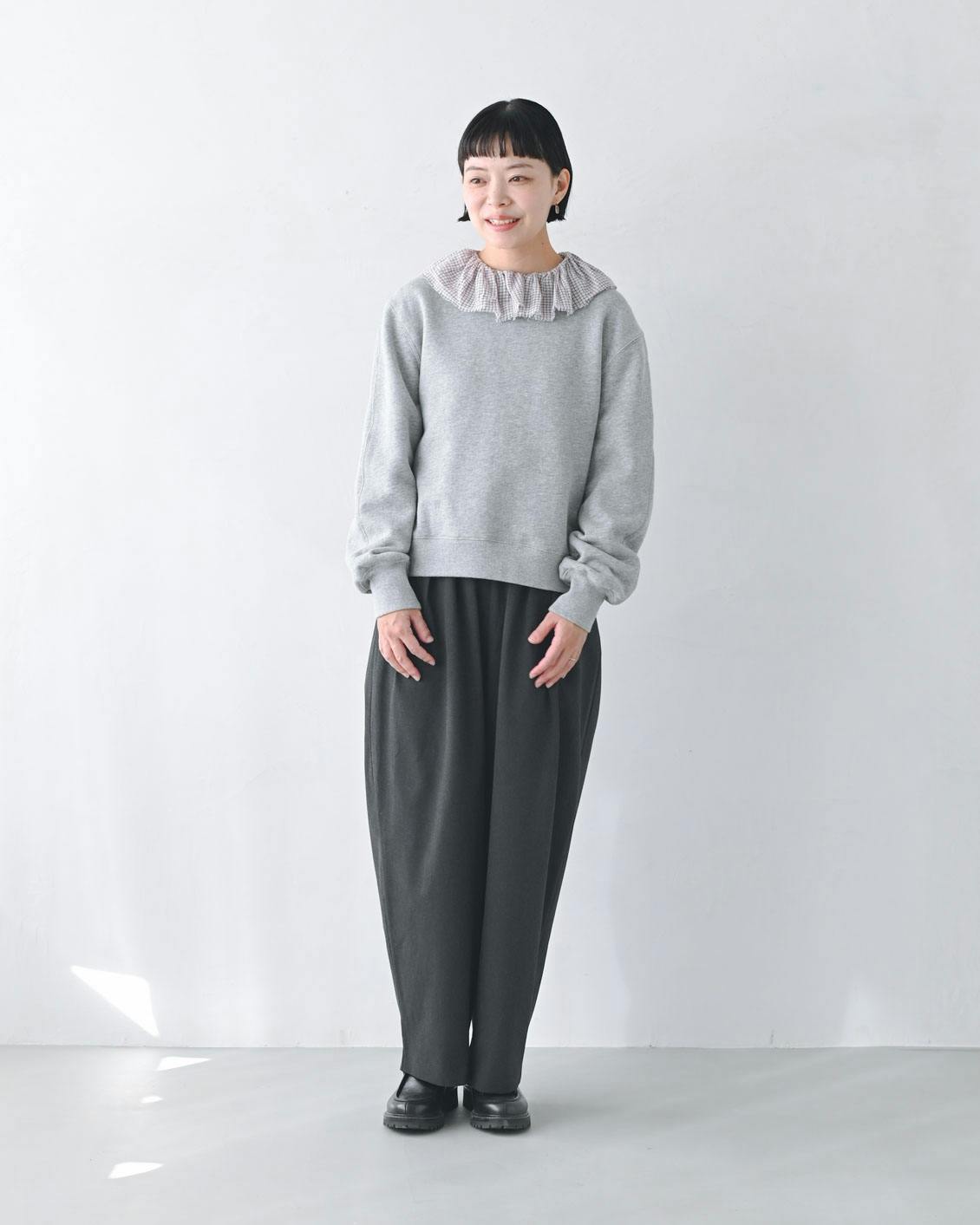 着用レビュー】2サイズ展開。「ふんわり素材の定番スウェット」を5名が