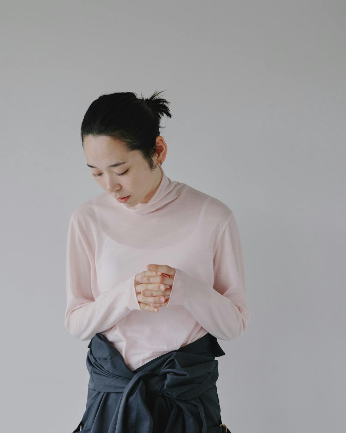 <未使用>北欧、暮らしの道具店　タートルネックウォーマー 新商品】冬のおしゃれに♪「首もとすっきりで、しっかりあたたか