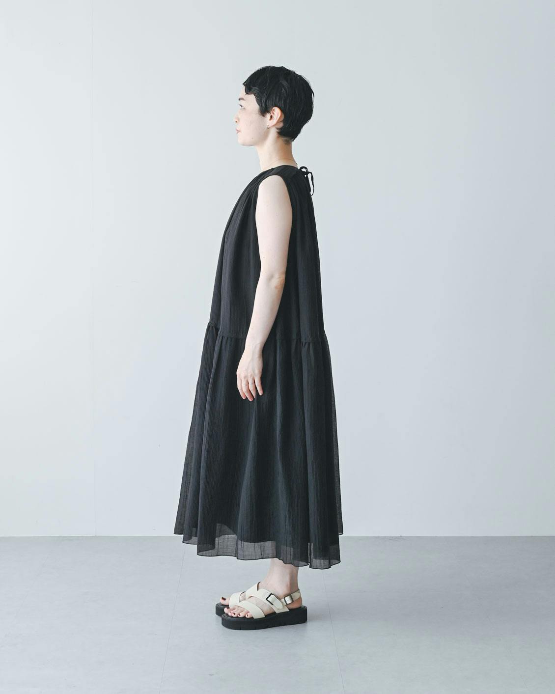 着用レビュー】この夏の、とっておき。「ランダムプリーツの