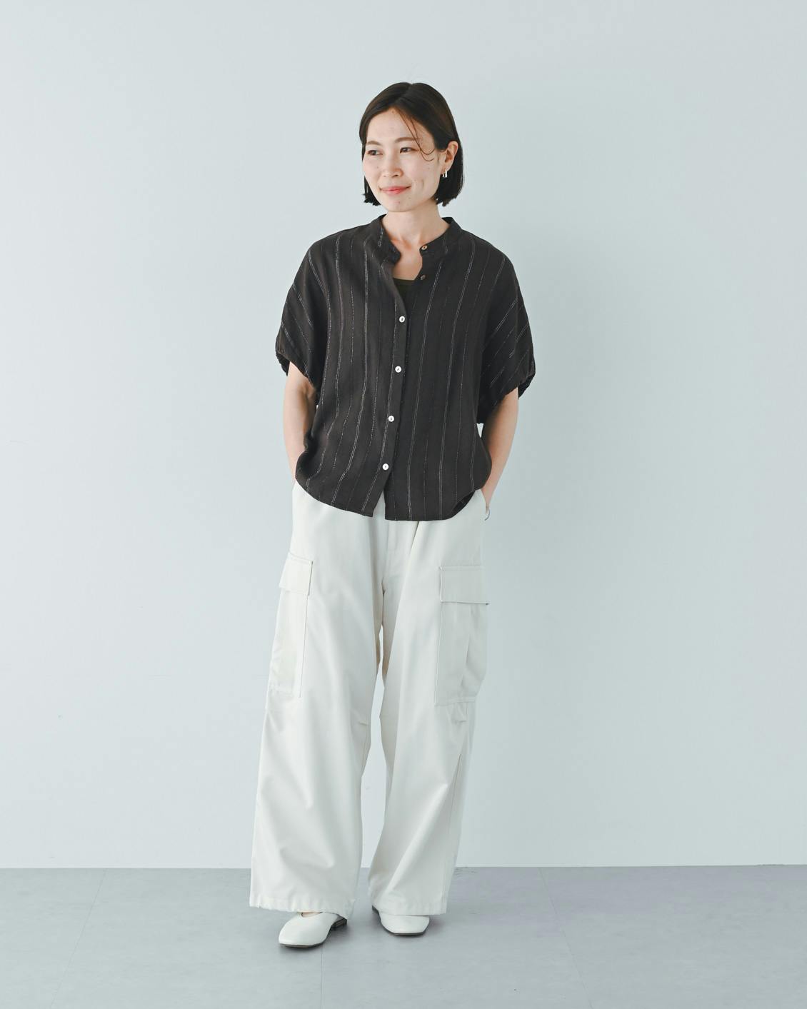 北欧、暮らしの道具店　オールインワン見えするささやかラメのセットアップ オールインワン見えするささやかラメのセットアップ - 北欧、暮らしの