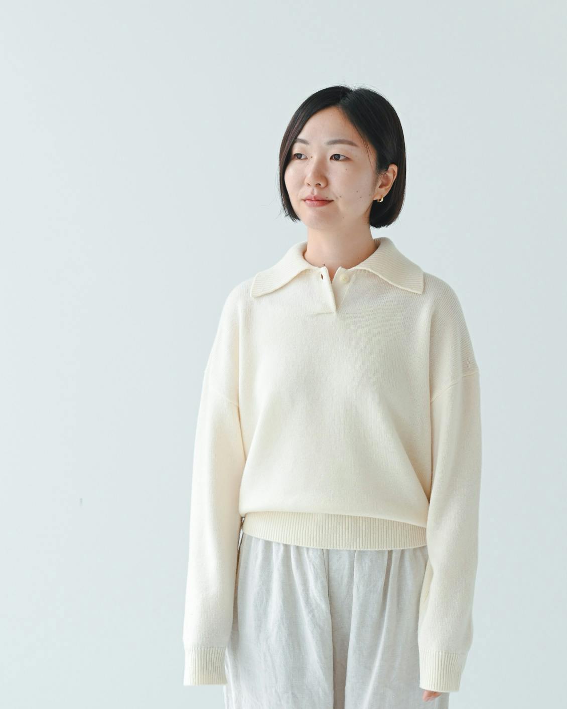 着用レビュー】襟付きニットをスタッフ4名が着てみました - 北欧