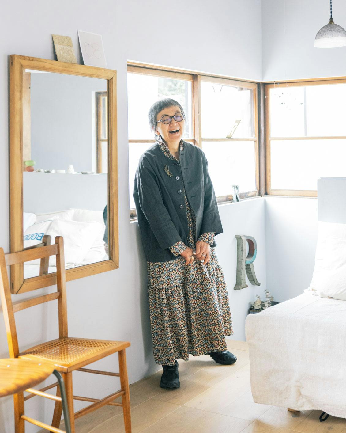 あの人が着てみたら】可愛いのにかっこいい。大人に似合う柄ワンピース