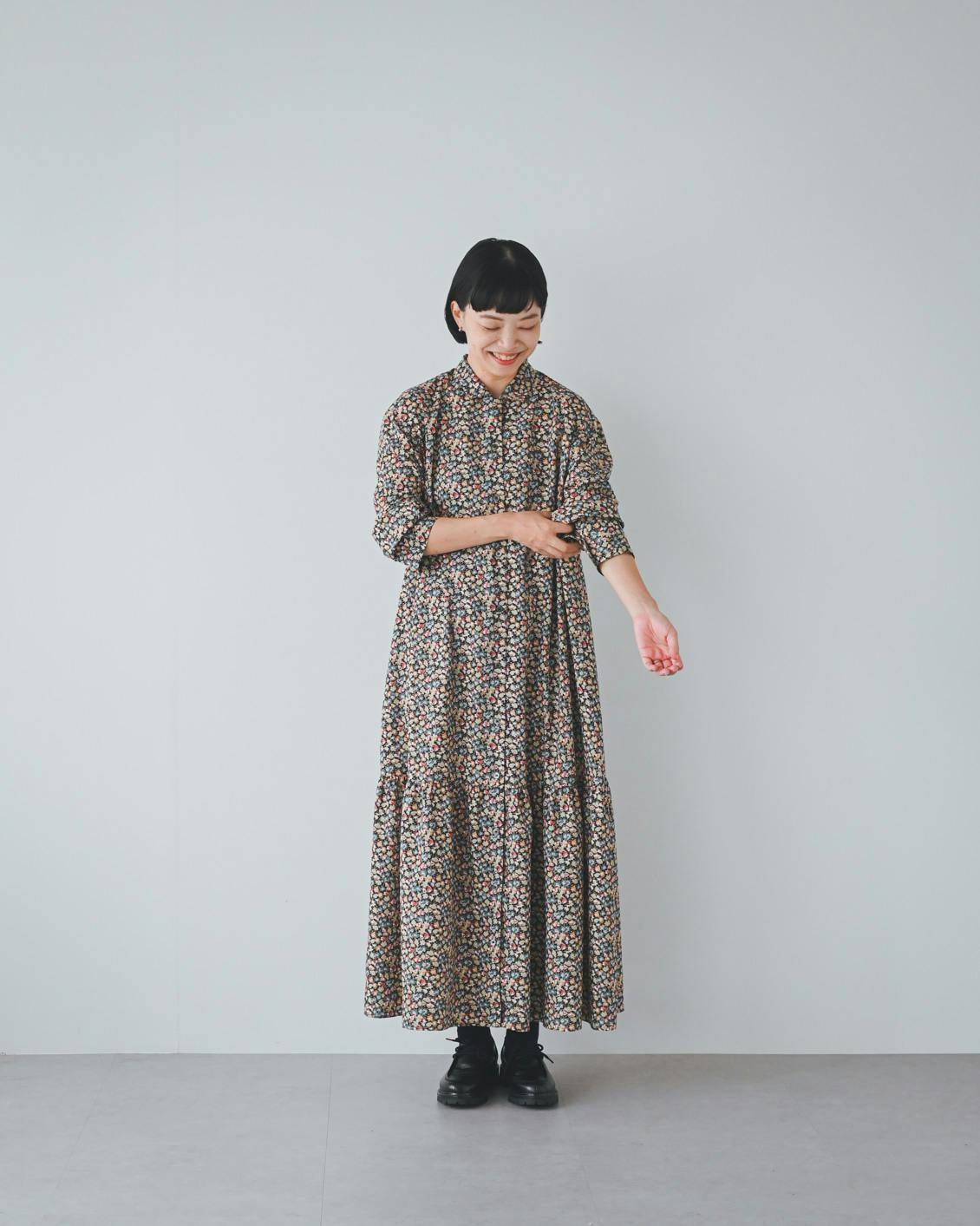 着用レビュー】大人の花柄ワンピースを、6名のスタッフが試着しました