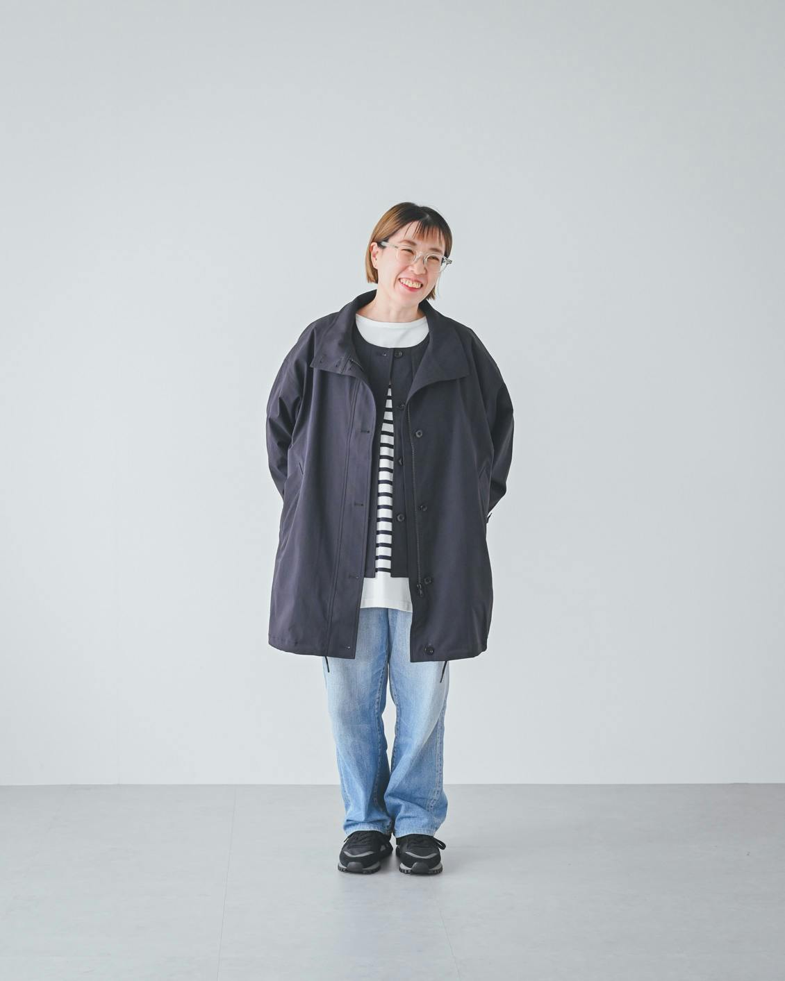 着用レビュー】「中綿ベスト付きアウター」を5名のスタッフが試着しま