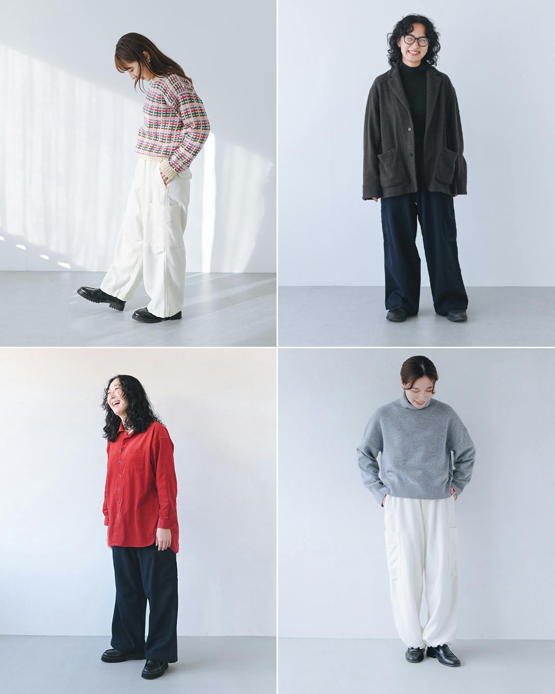 着用レビュー】ウールカーゴパンツを身長別5名が着てみました - 北欧