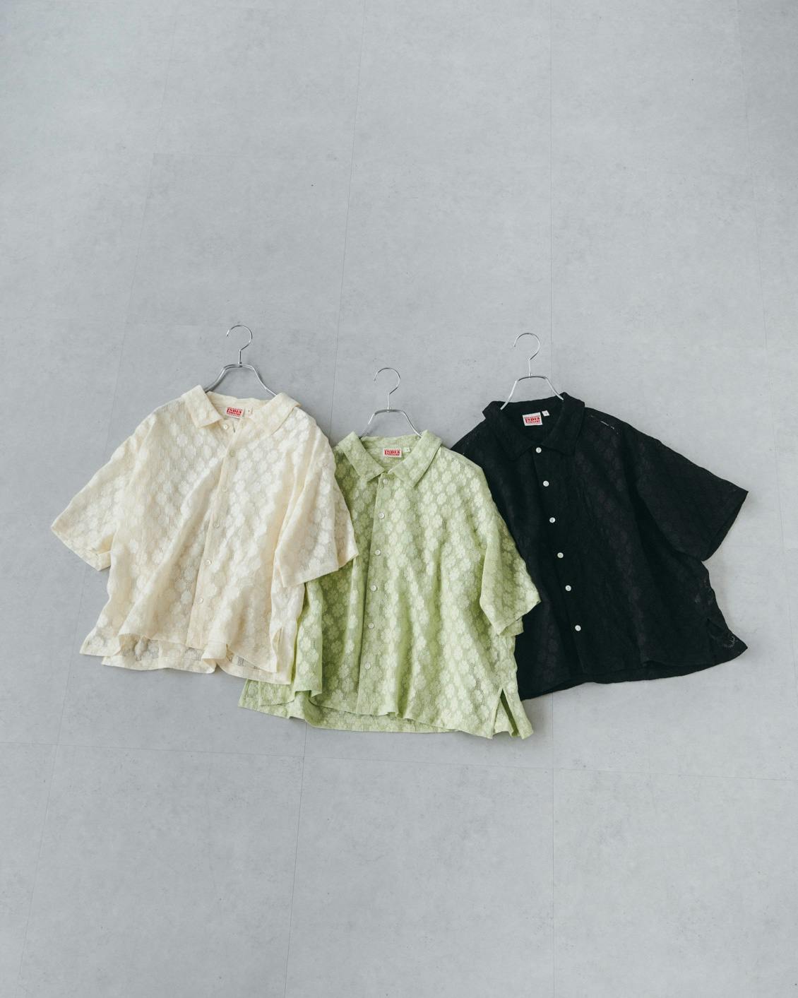 着用レビュー】INDIA INDUSTRYのレースシャツを4名のスタッフが試着