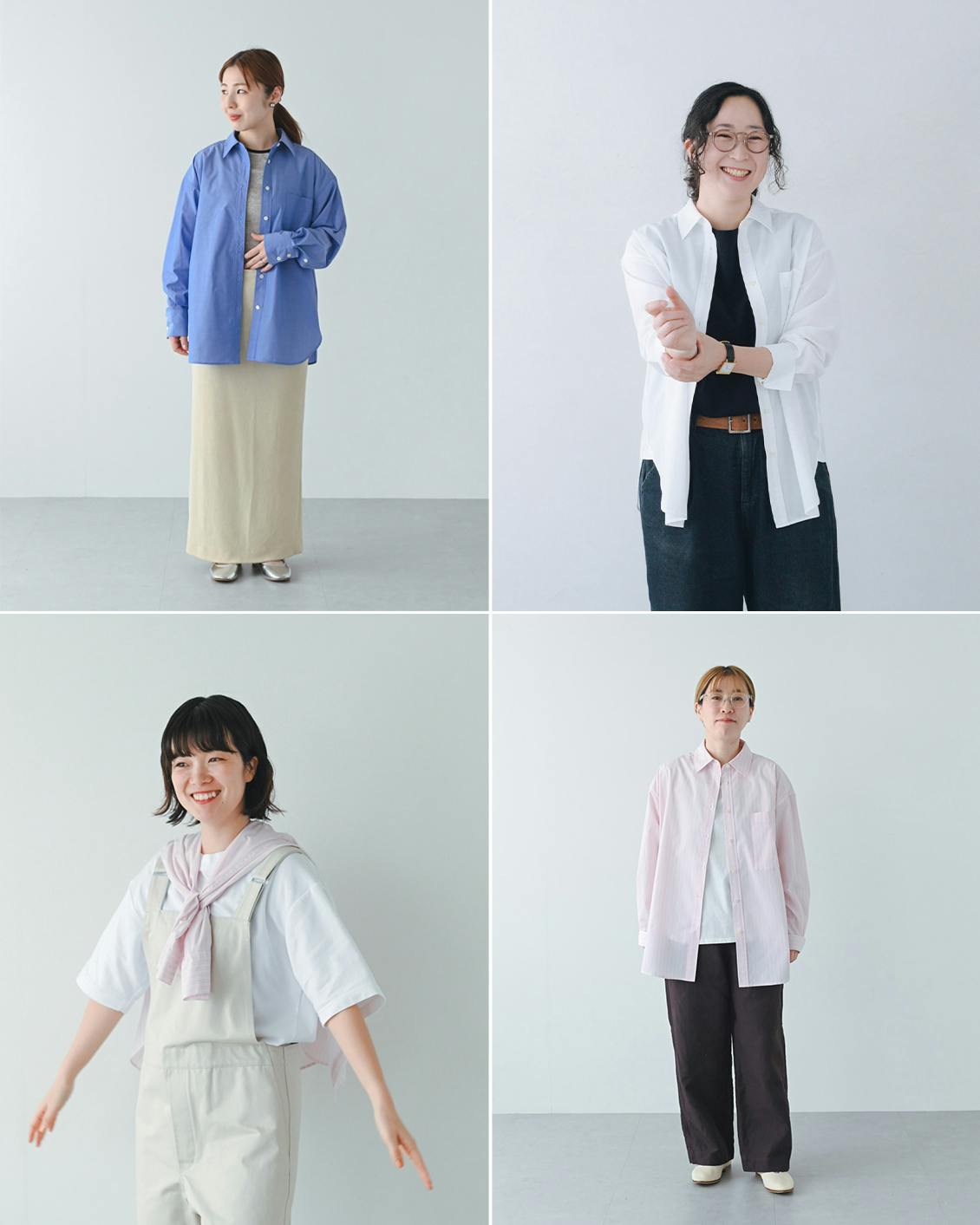 着用レビュー】 UVカットもできるオーバーシャツを5名が着てみました