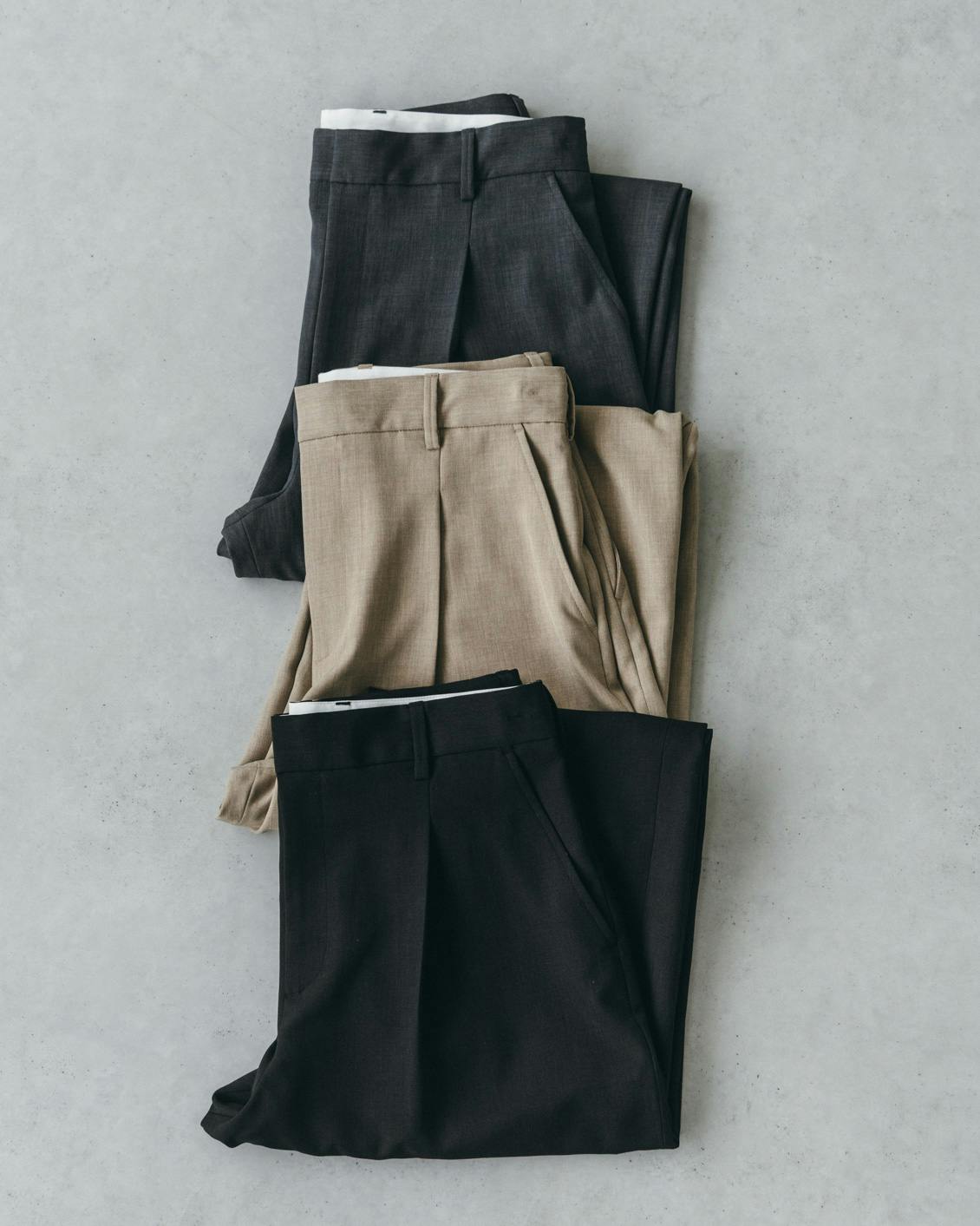 オンオフ頼れる、シワになりにくいストレートパンツ オンオフ頼れる、シワになりにくいストレートパンツ - 北欧