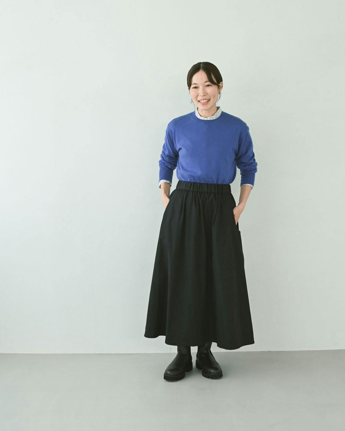 着用レビュー】香菜子さんとつくったフレアスカートをスタッフ4名が