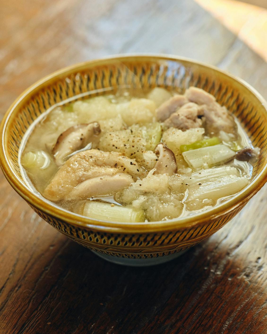 具沢山スープ】1：重たい体をリセット。「鶏肉とねぎのみぞれスープ