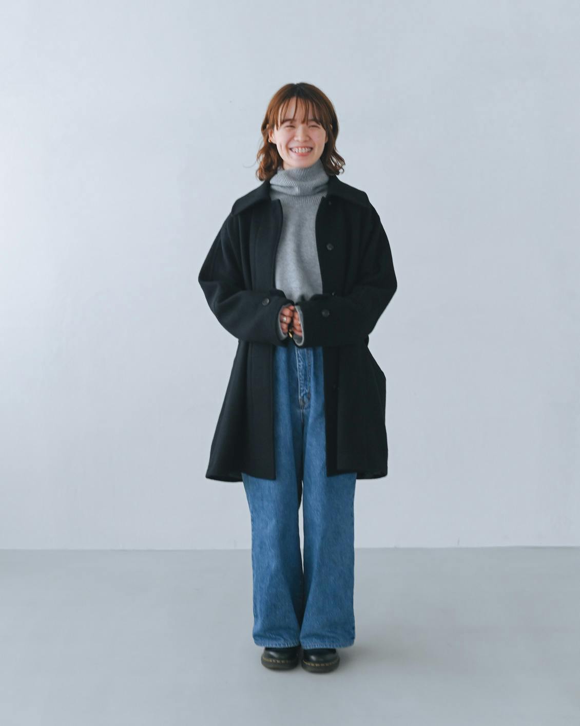 着用レビュー】foufouスタッフも一緒に6名がウールコートを着ました